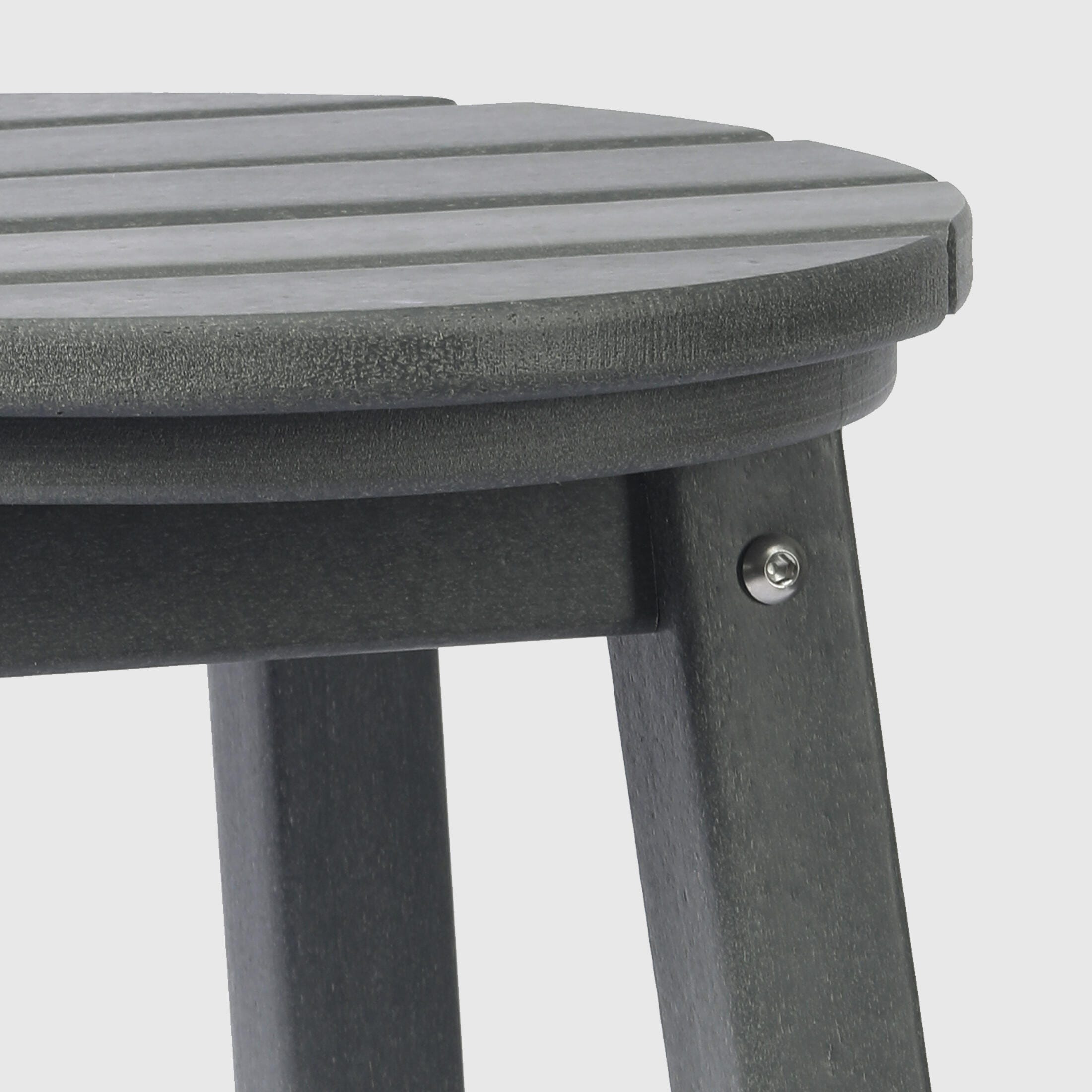 Westin Furniture Otto Outdoor Round Counter Stool (Set of 2), Gray, large