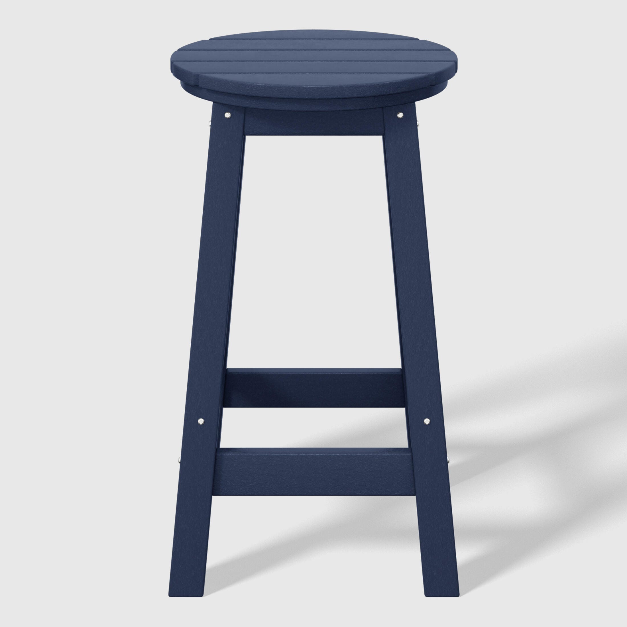 Westin Furniture Otto Outdoor Round Counter Stool (Set of 2), Navy Blue, large