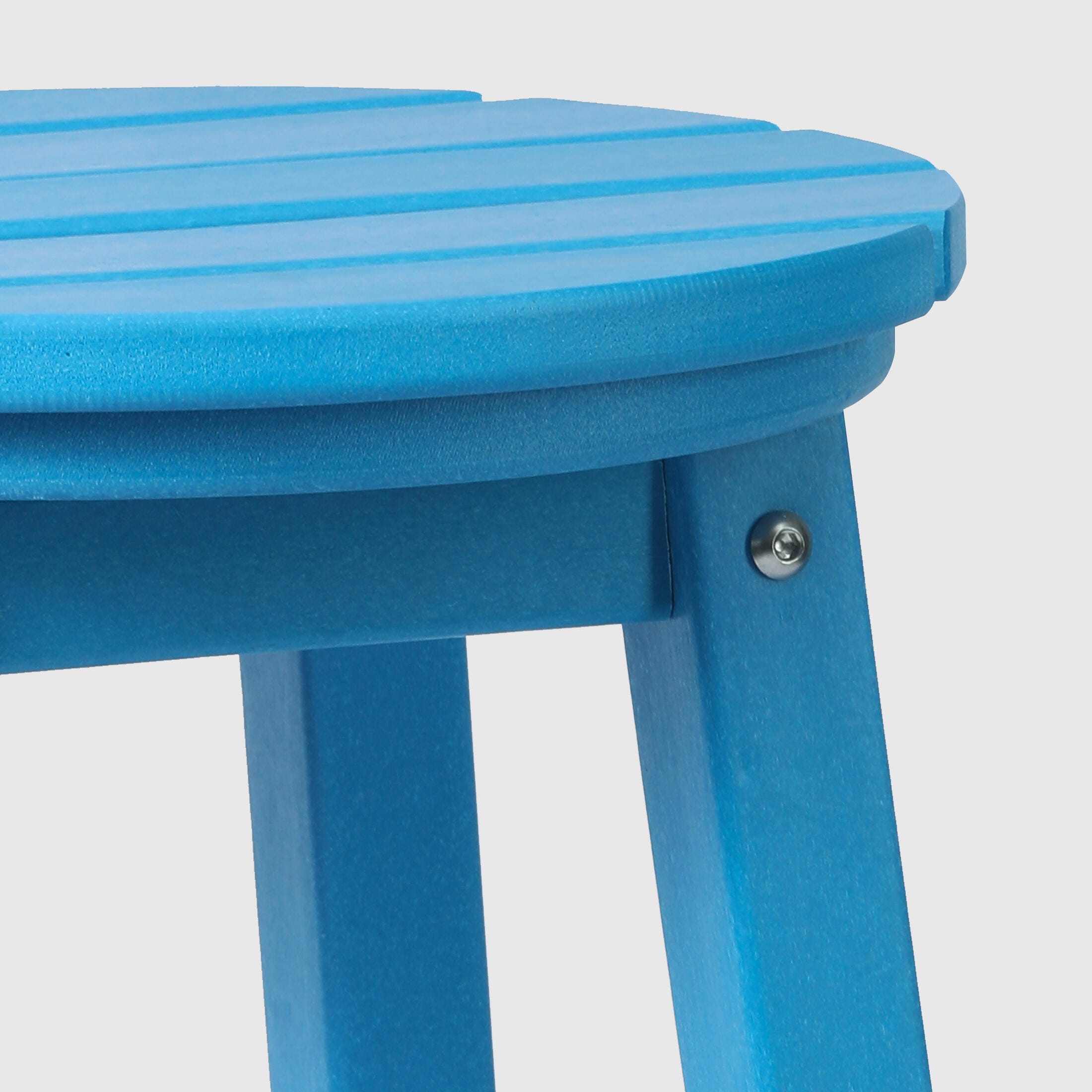 Westin Furniture Otto Outdoor Round Counter Stool (Set of 2), Pacific Blue, large