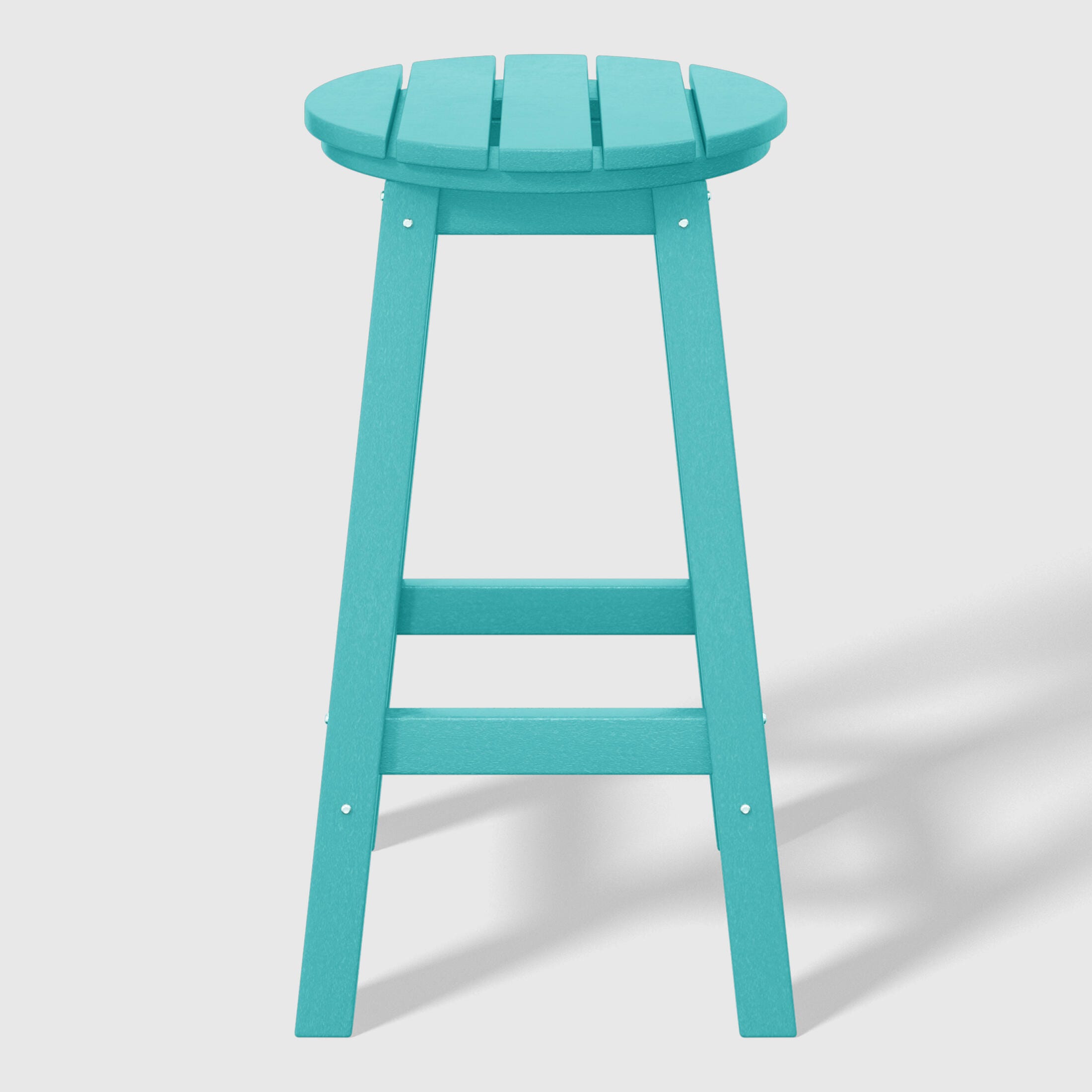 Westin Furniture Otto Outdoor Round Counter Stool (Set of 2), Turquoise, large