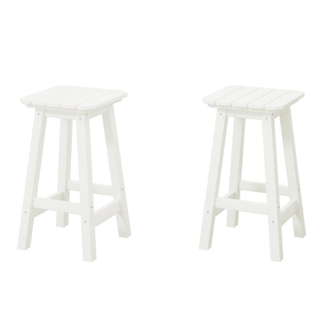 Westin Furniture Otto Outdoor Square Counter Stool (Set of 2)