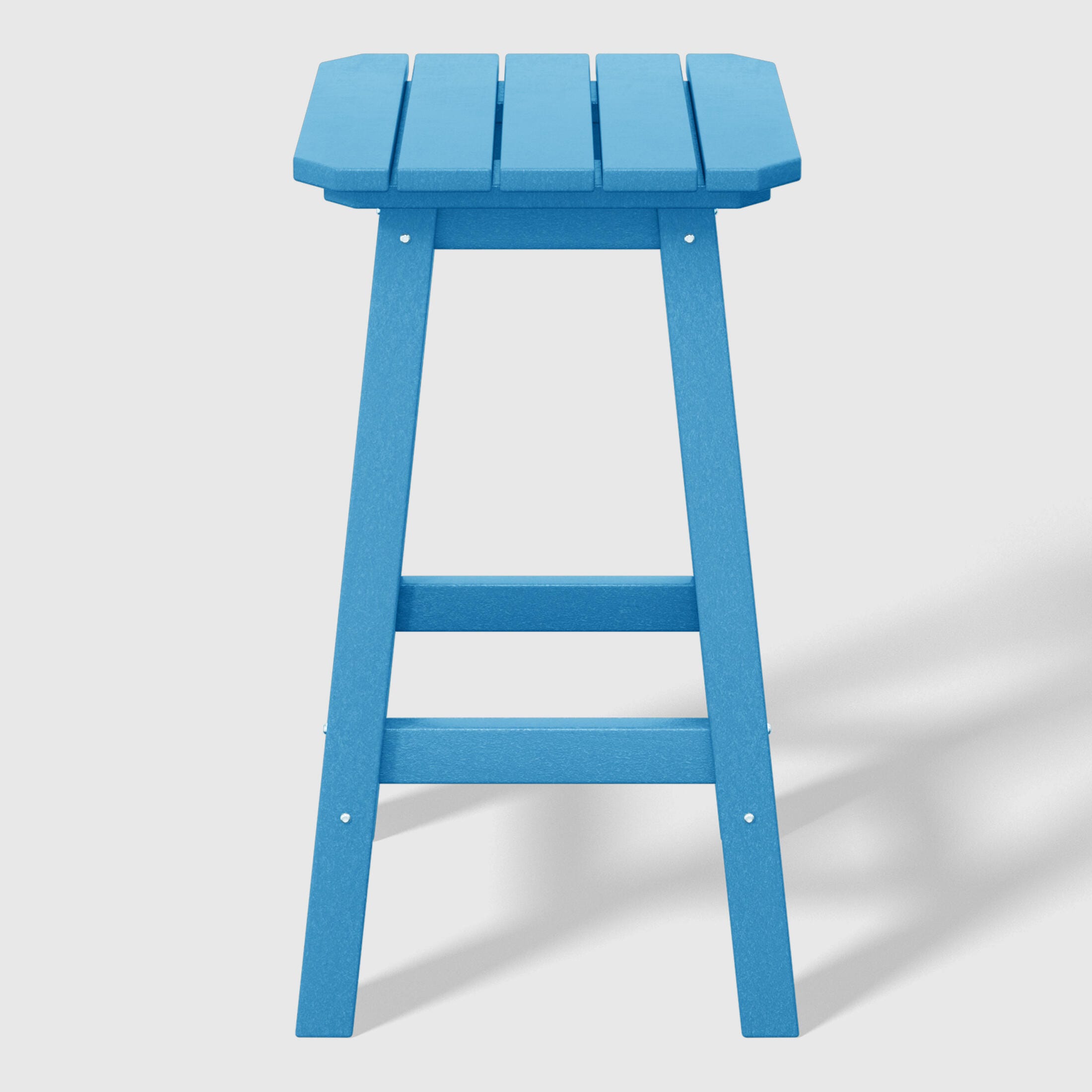 Westin Furniture Otto Outdoor Square Counter Stool (Set of 2), Pacific Blue, large