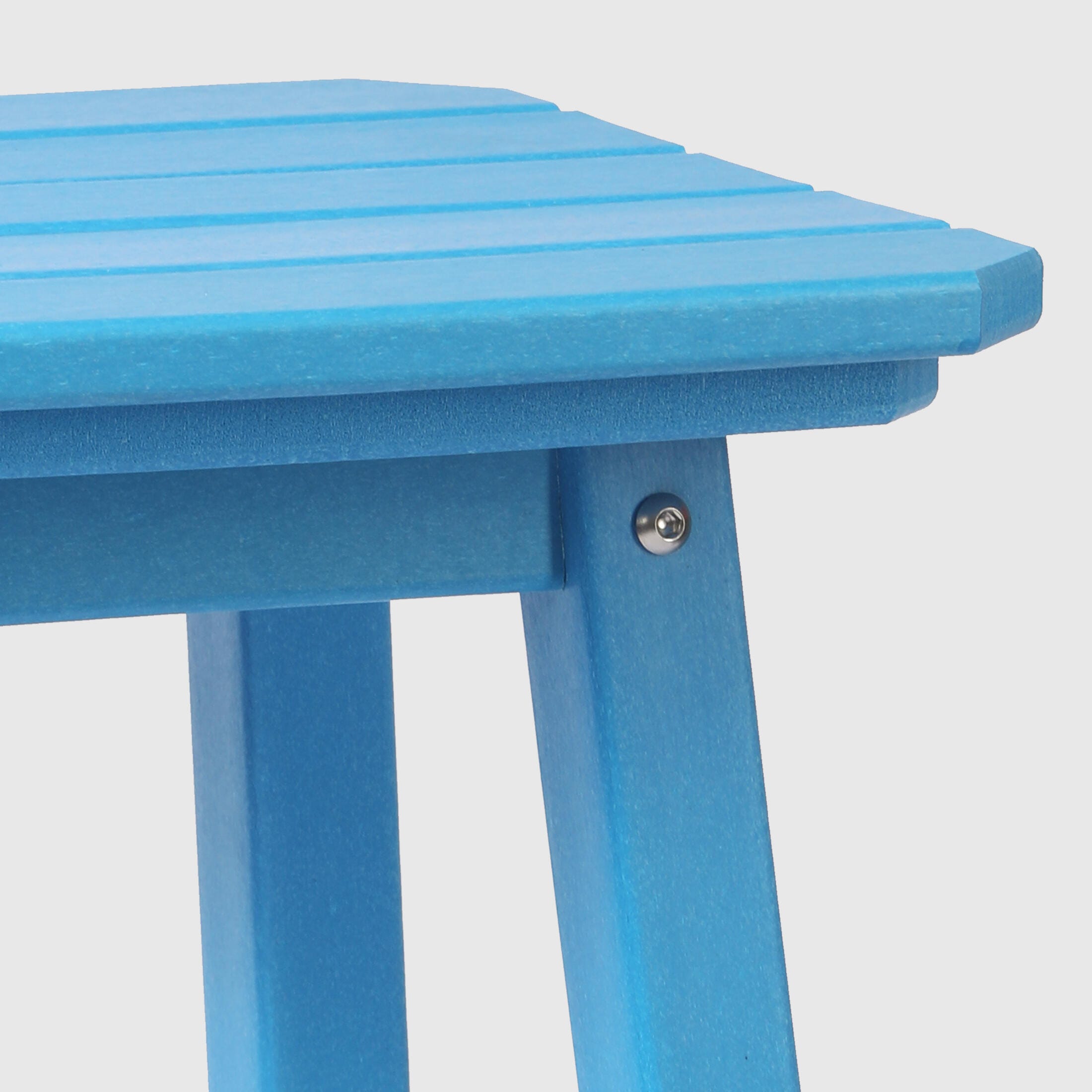 Westin Furniture Otto Outdoor Square Counter Stool (Set of 2), Pacific Blue, large