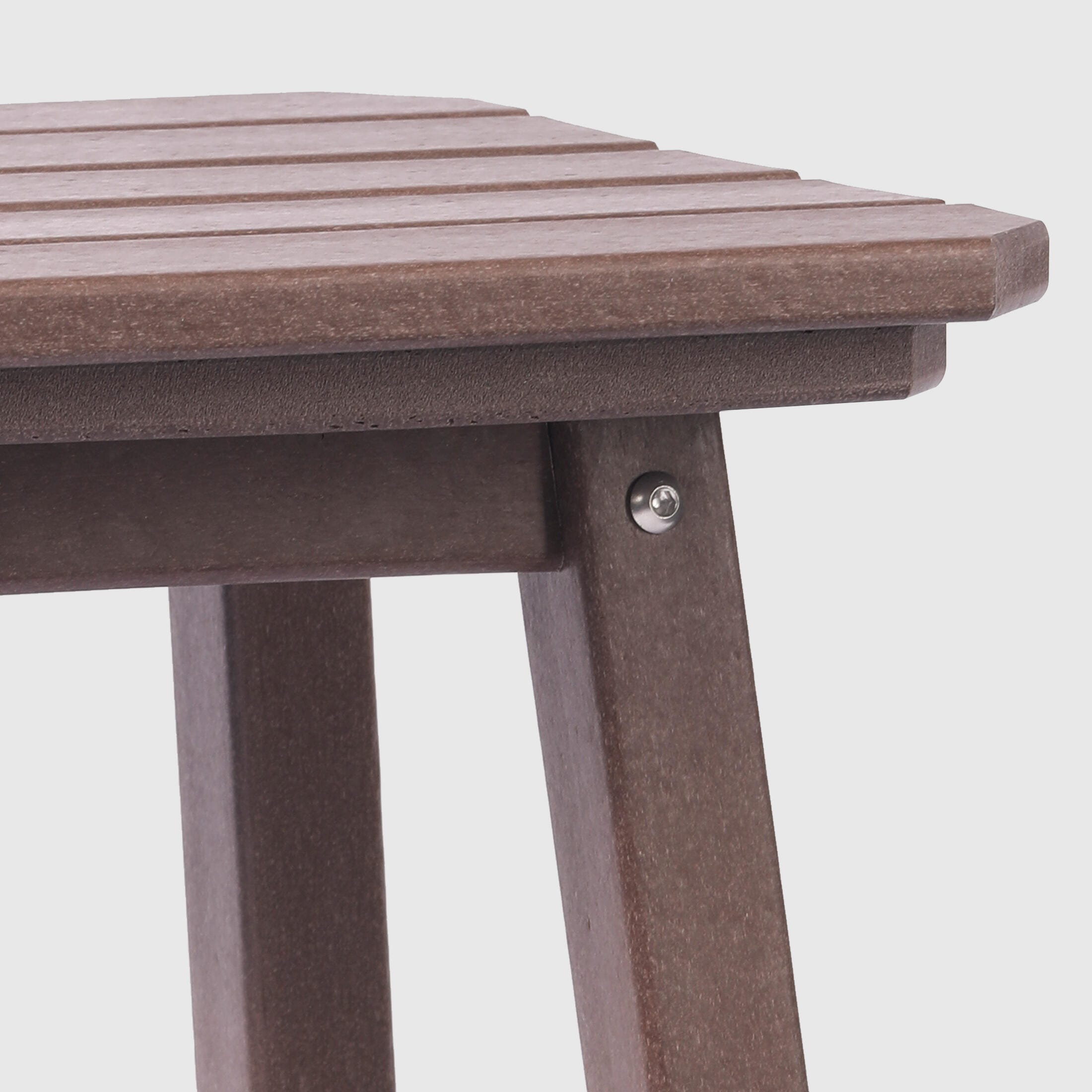 Westin Furniture Otto Outdoor Square Counter Stool (Set of 2), Dark Brown, large