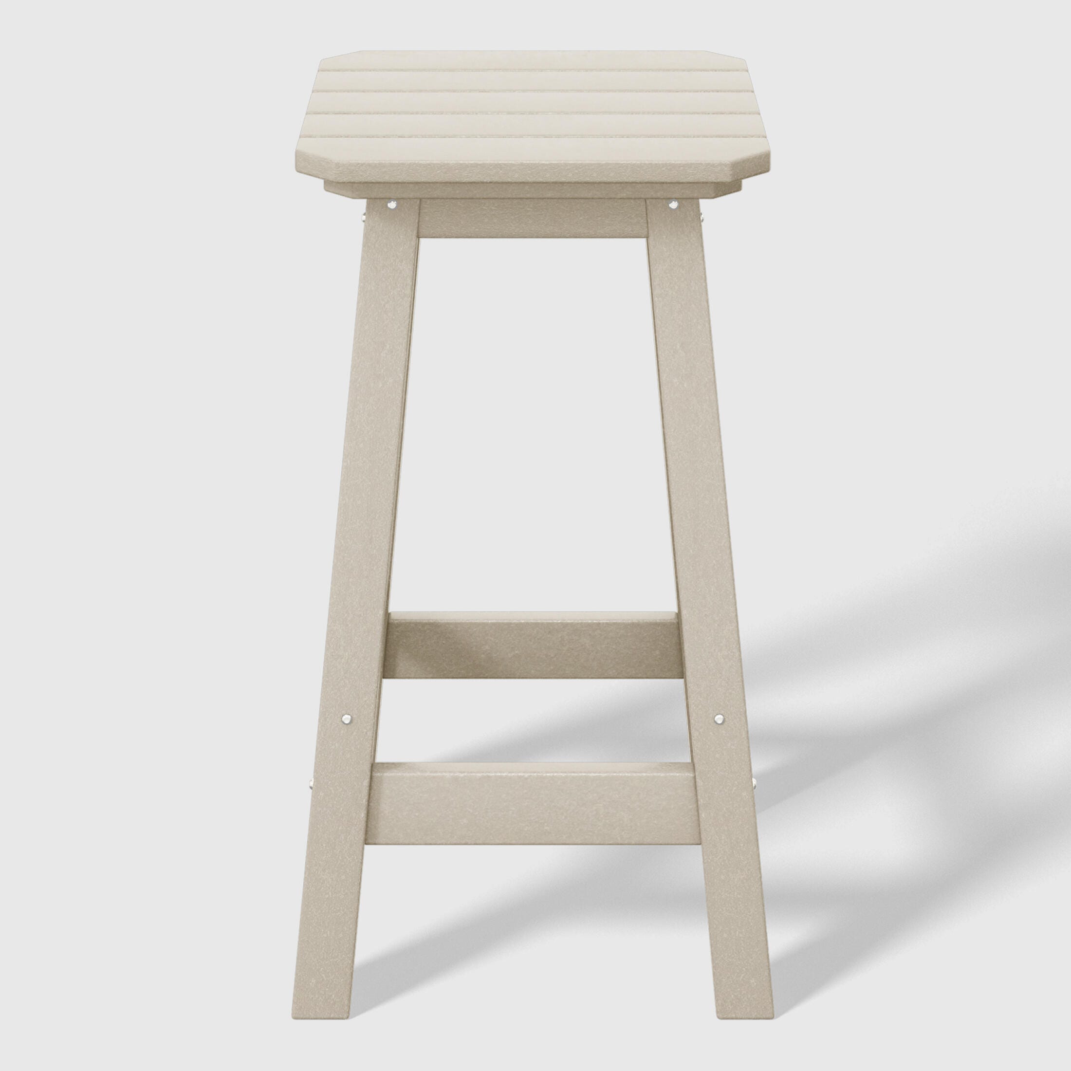 Westin Furniture Otto Outdoor Square Counter Stool (Set of 2), Sand, large