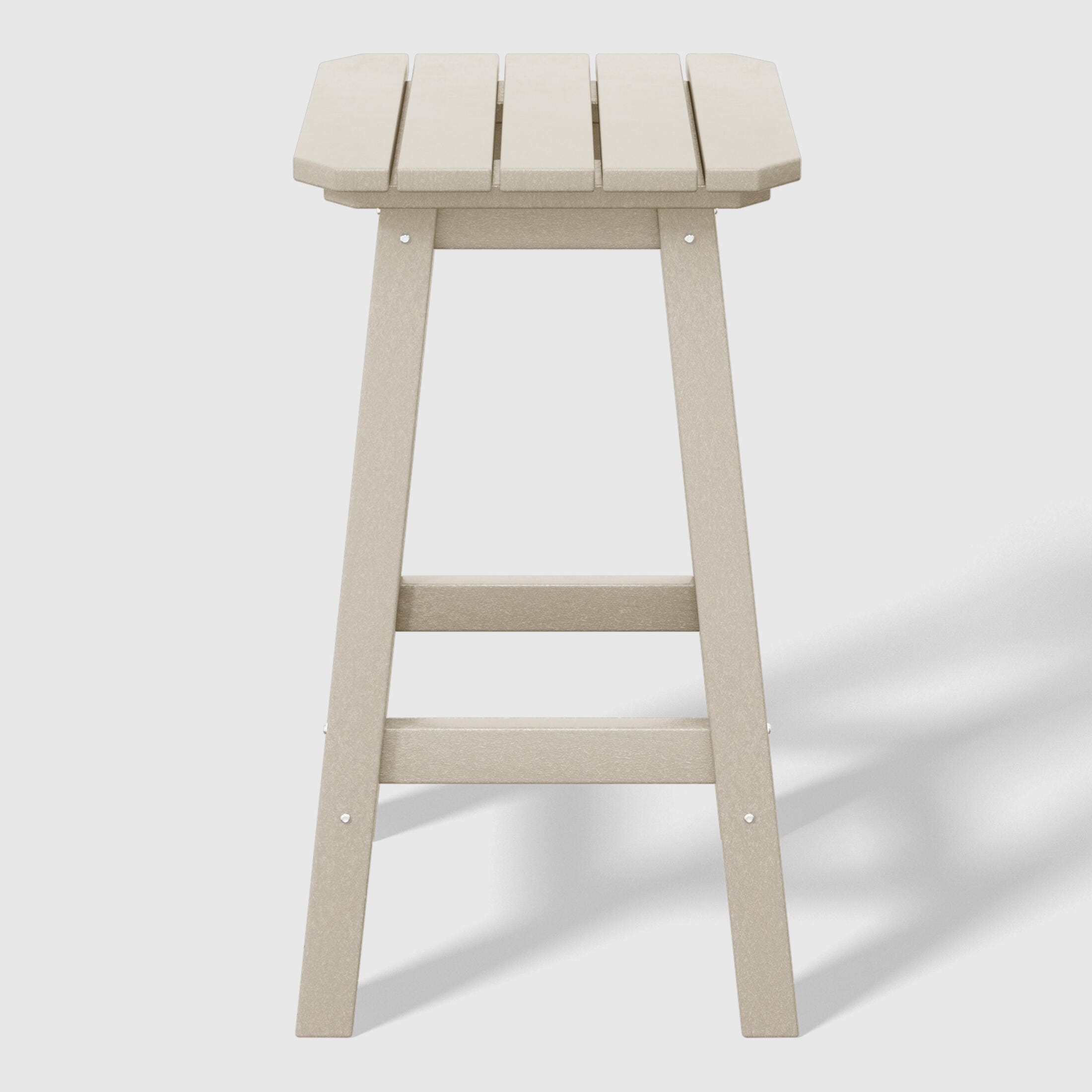 Westin Furniture Otto Outdoor Square Counter Stool (Set of 2), Sand, large
