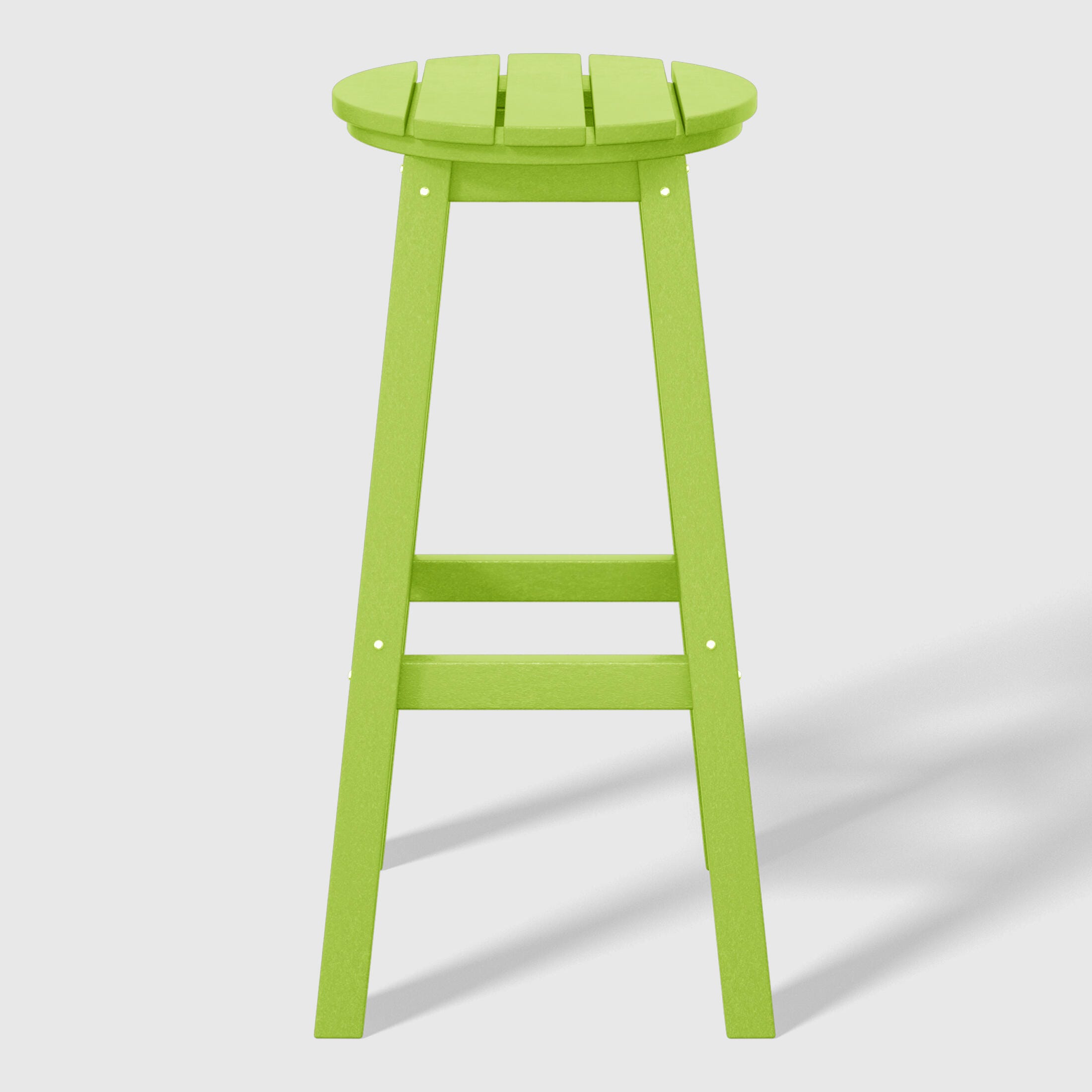 Westin Furniture Otto Outdoor Round Bar Stool (Set of 2), Lime, large