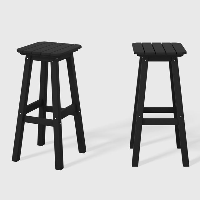 Westin Furniture Otto Outdoor Square Bar Stool (Set of 2)