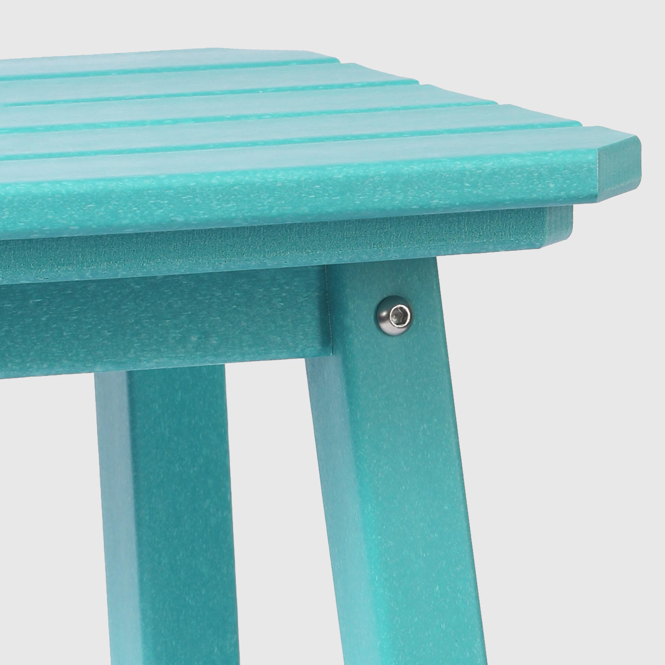 Westin Furniture Otto Outdoor Square Bar Stool (Set of 2), Turquoise, large
