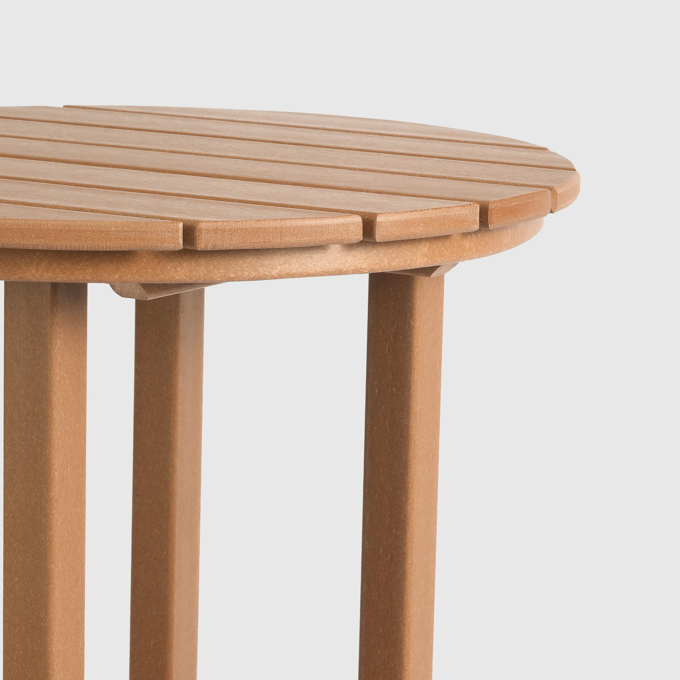 Westin Furniture Otto Outdoor Bar Table and 3 Bar Stools, Teak, large