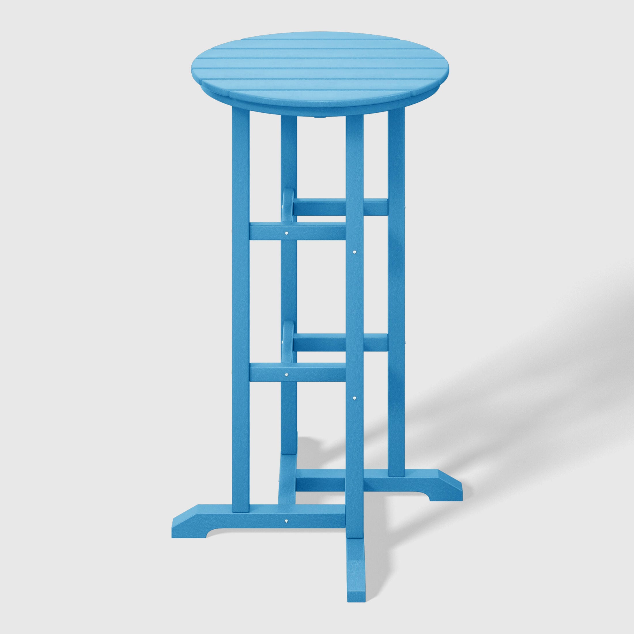 Westin Furniture Otto Outdoor Bar Table and 3 Bar Stools, Pacific Blue, large