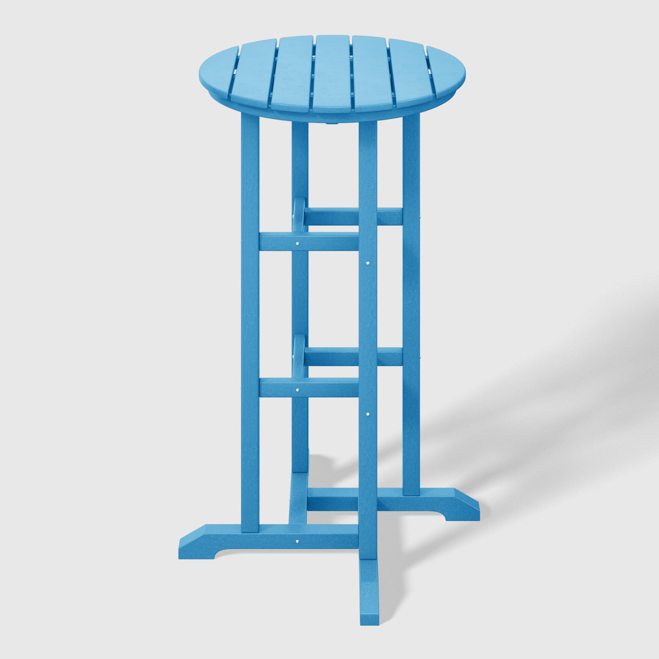Westin Furniture Otto Outdoor Bar Table and 3 Bar Stools, Pacific Blue, large
