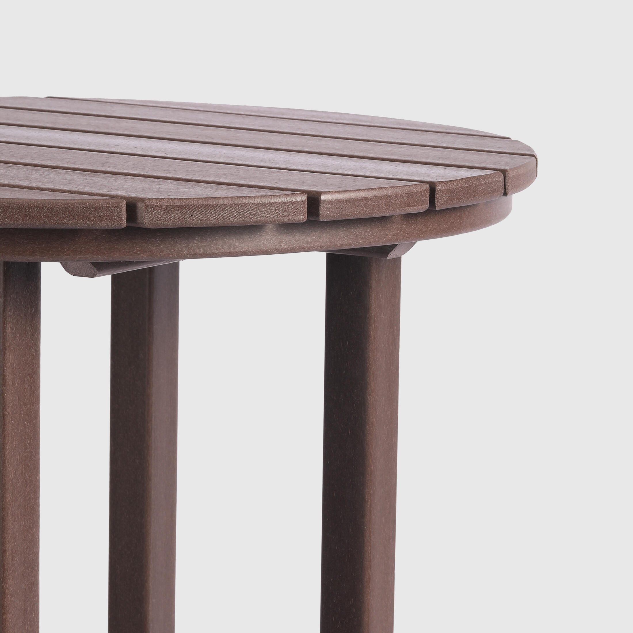Westin Furniture Otto Outdoor Bar Table and 3 Bar Stools, Dark Brown, large