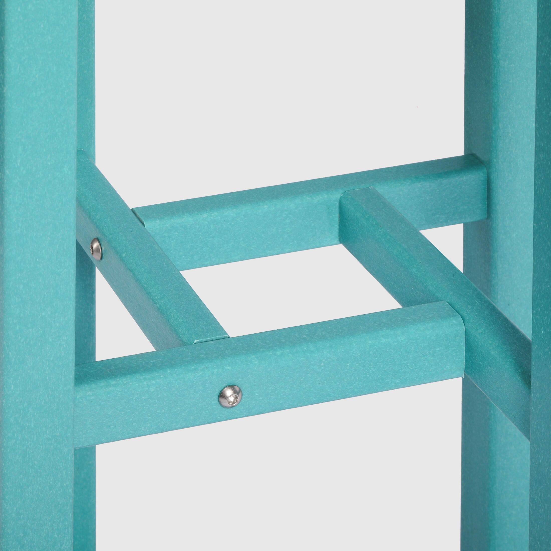 Westin Furniture Otto Outdoor Bar Table and 3 Bar Stools, Turquoise, large