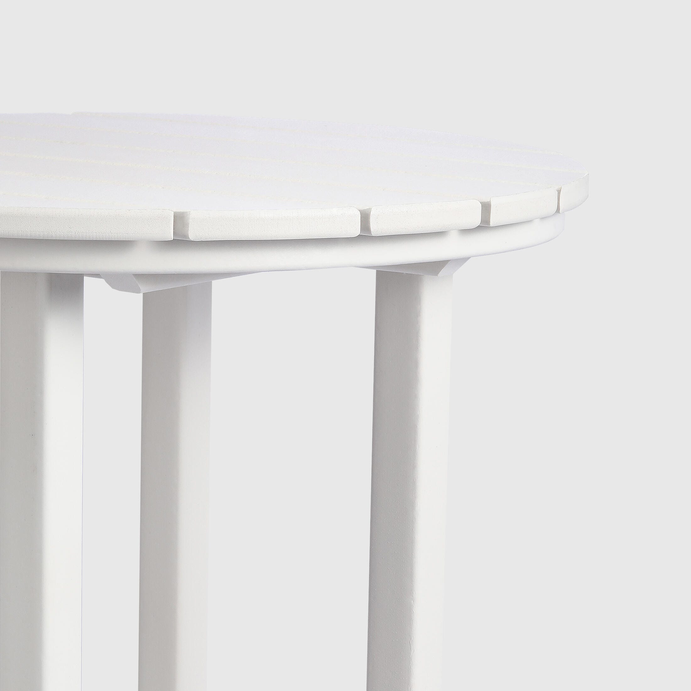 Westin Furniture Otto Outdoor Bar Table and 3 Bar Stools, White, large