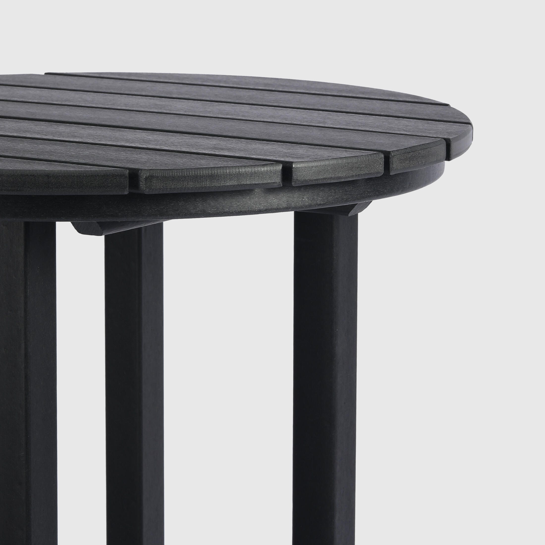 Westin Furniture Otto Outdoor Bar Table and 3 Bar Stools, Black, large