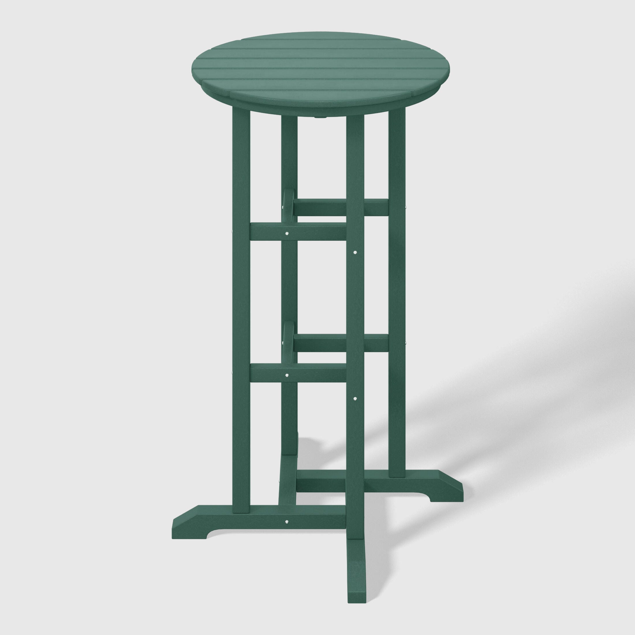 Westin Furniture Otto Outdoor Bar Table and 3 Bar Stools, Dark Green, large