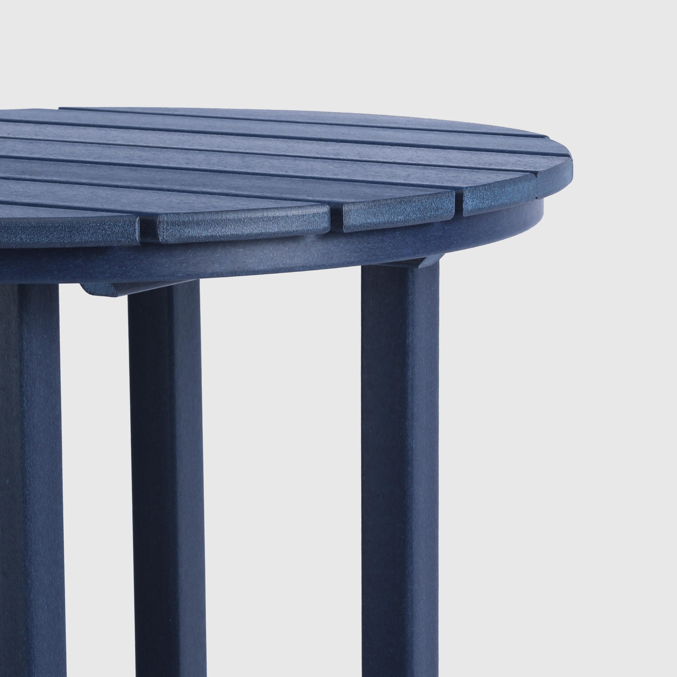 Westin Furniture Otto Outdoor Bar Table and 3 Bar Stools, Navy Blue, large