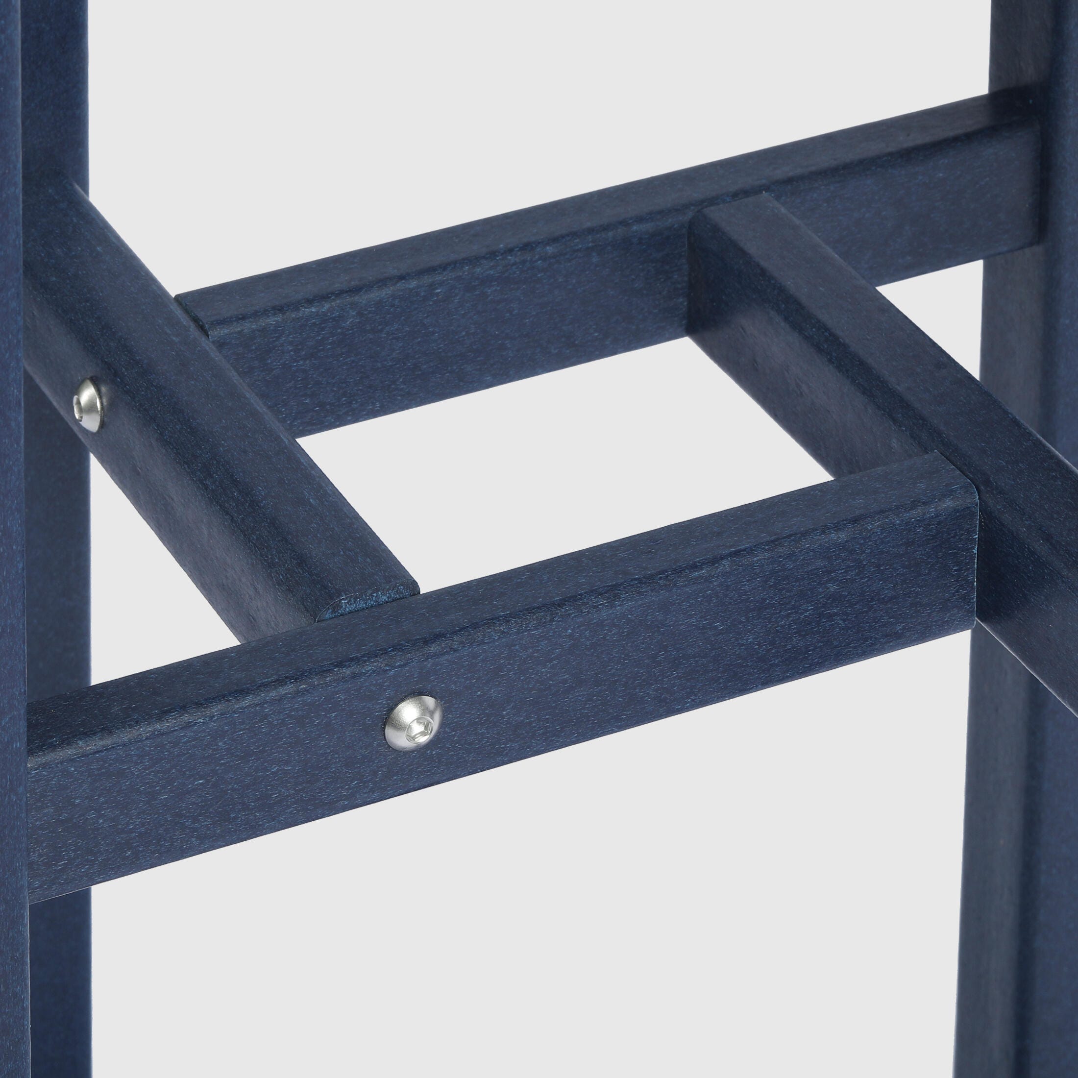 Westin Furniture Otto Outdoor Bar Table and 3 Bar Stools, Navy Blue, large