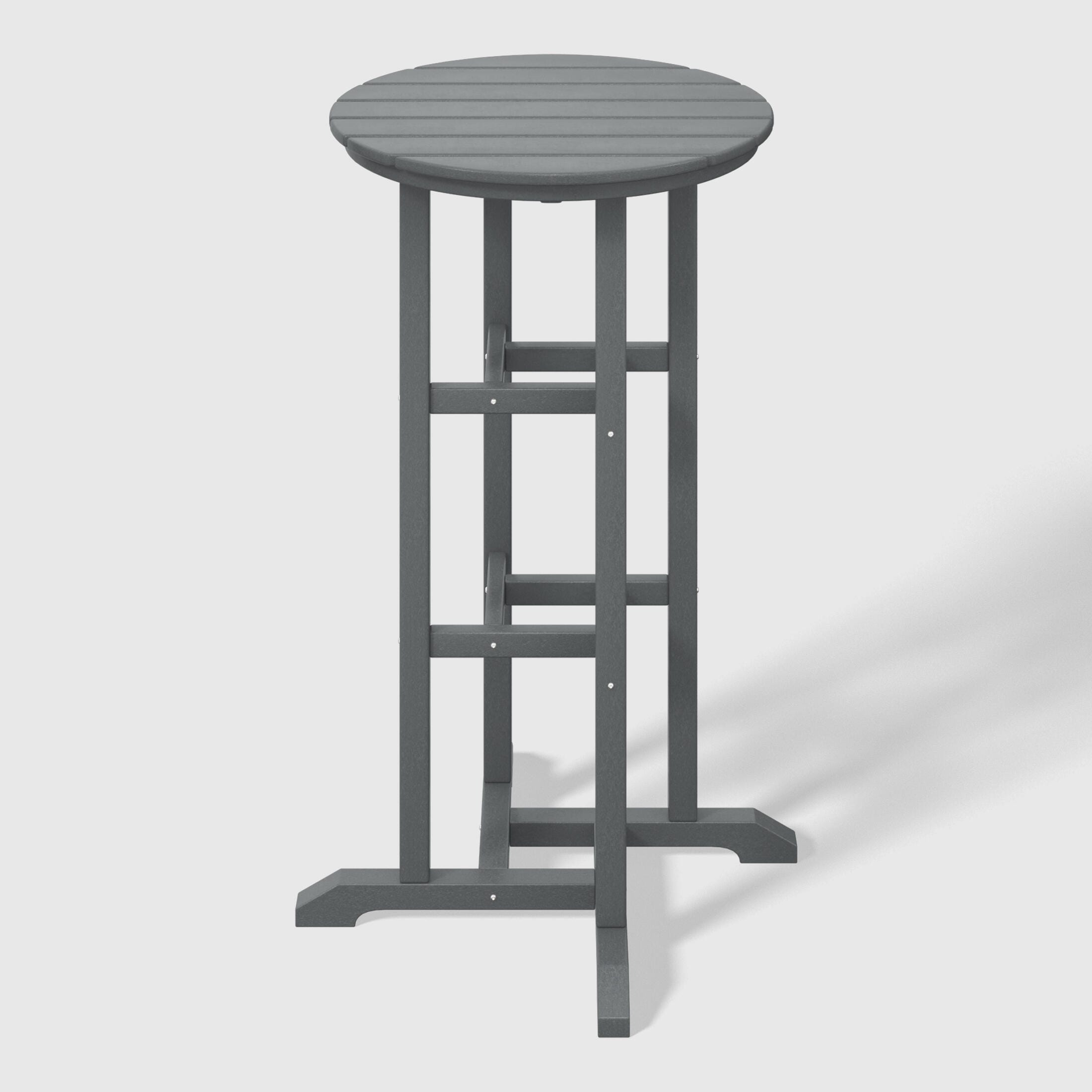 Westin Furniture Otto Outdoor Bar Table and 3 Bar Stools, Gray, large