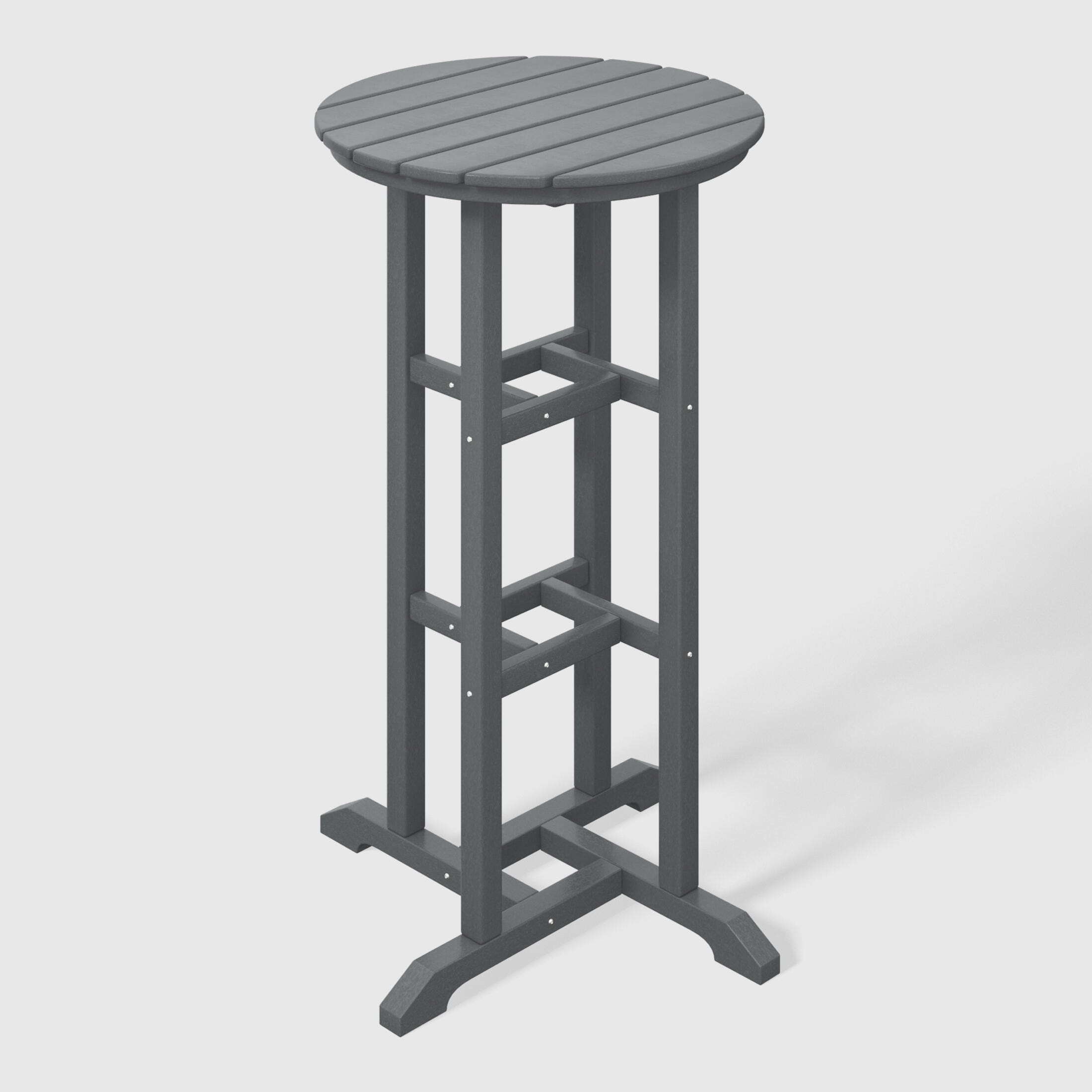 Westin Furniture Otto Outdoor Bar Table and 3 Bar Stools, Gray, large