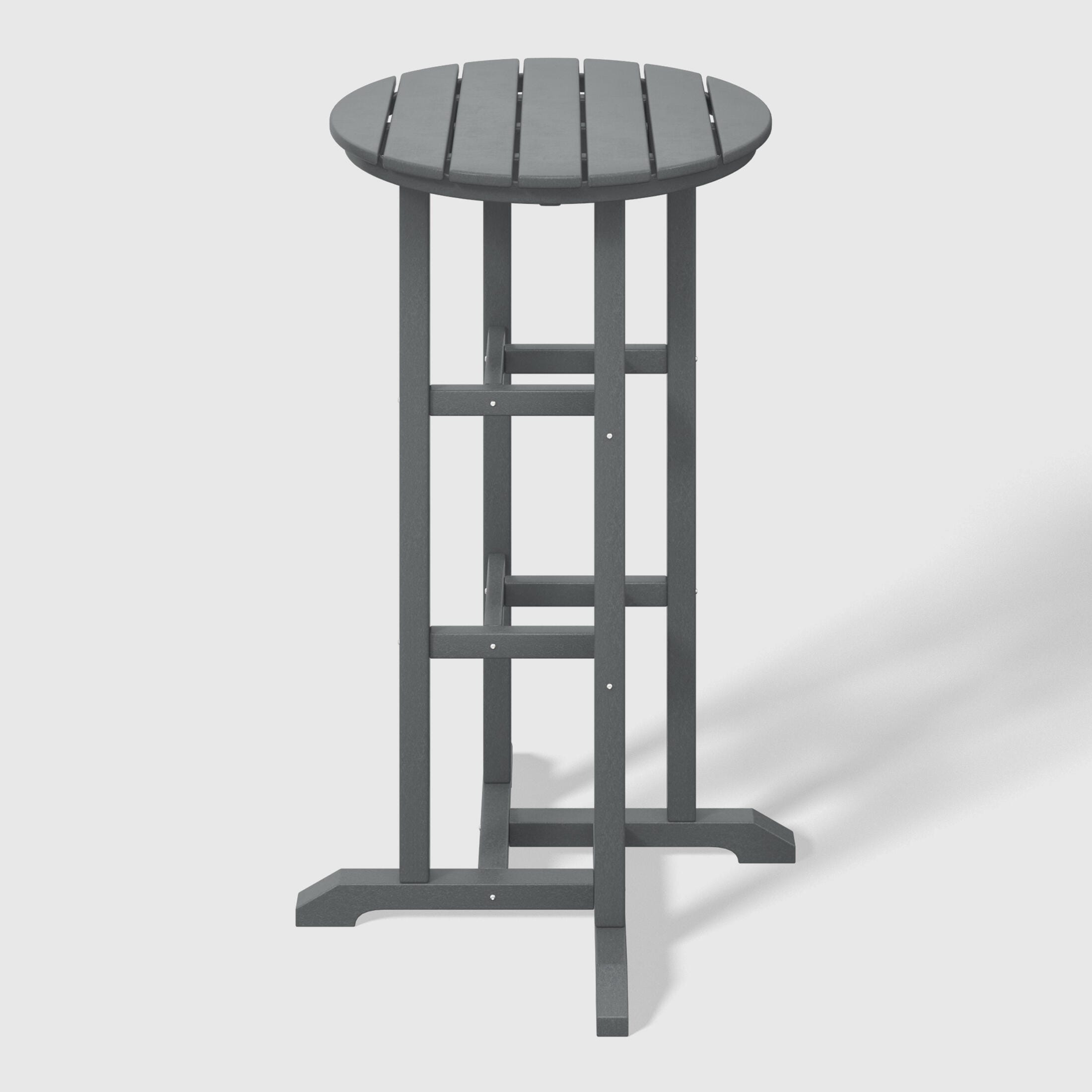 Westin Furniture Otto Outdoor Bar Table and 3 Bar Stools, Gray, large