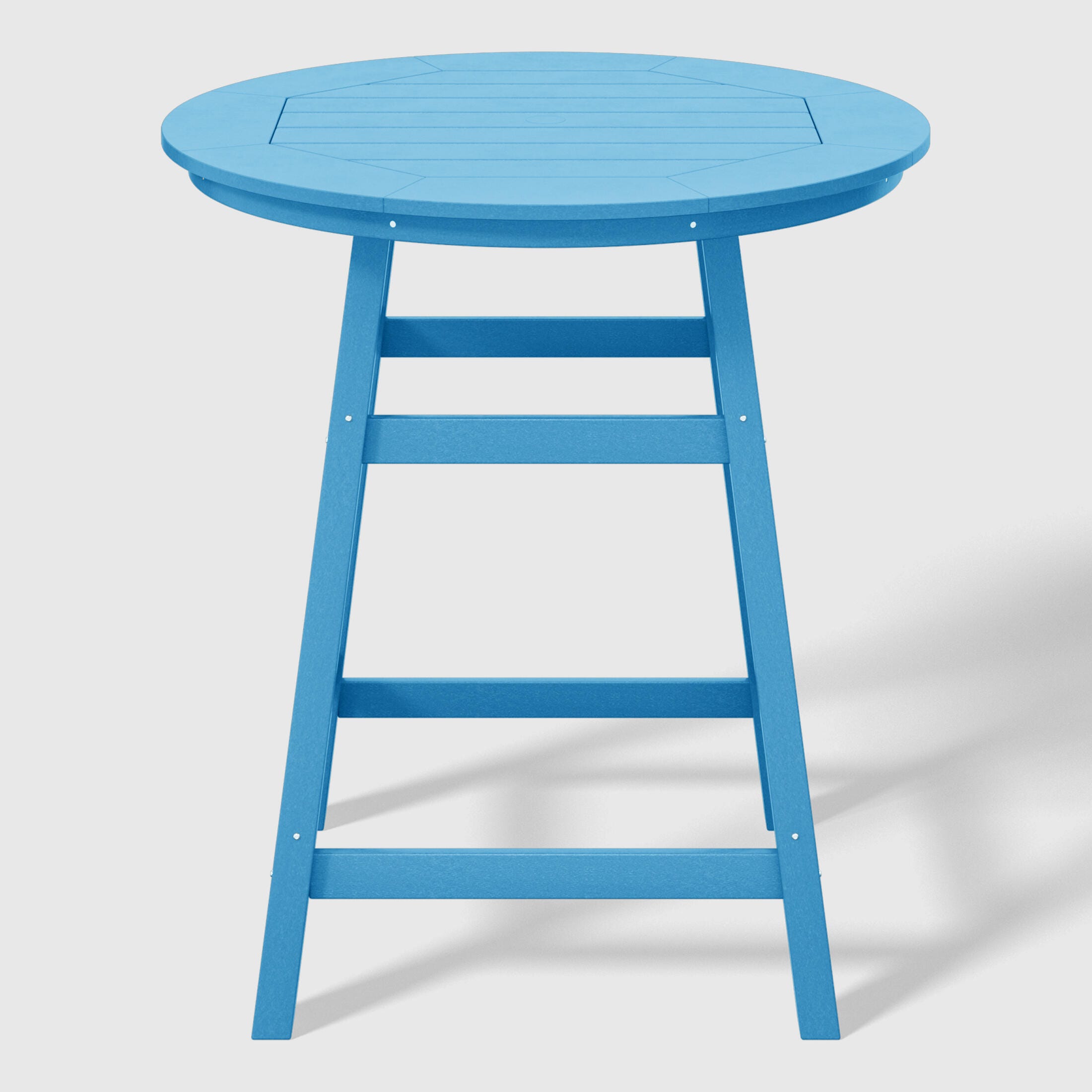 Westin Furniture Otto Outdoor Bar Table and 4 Bar Stools, Pacific Blue, large