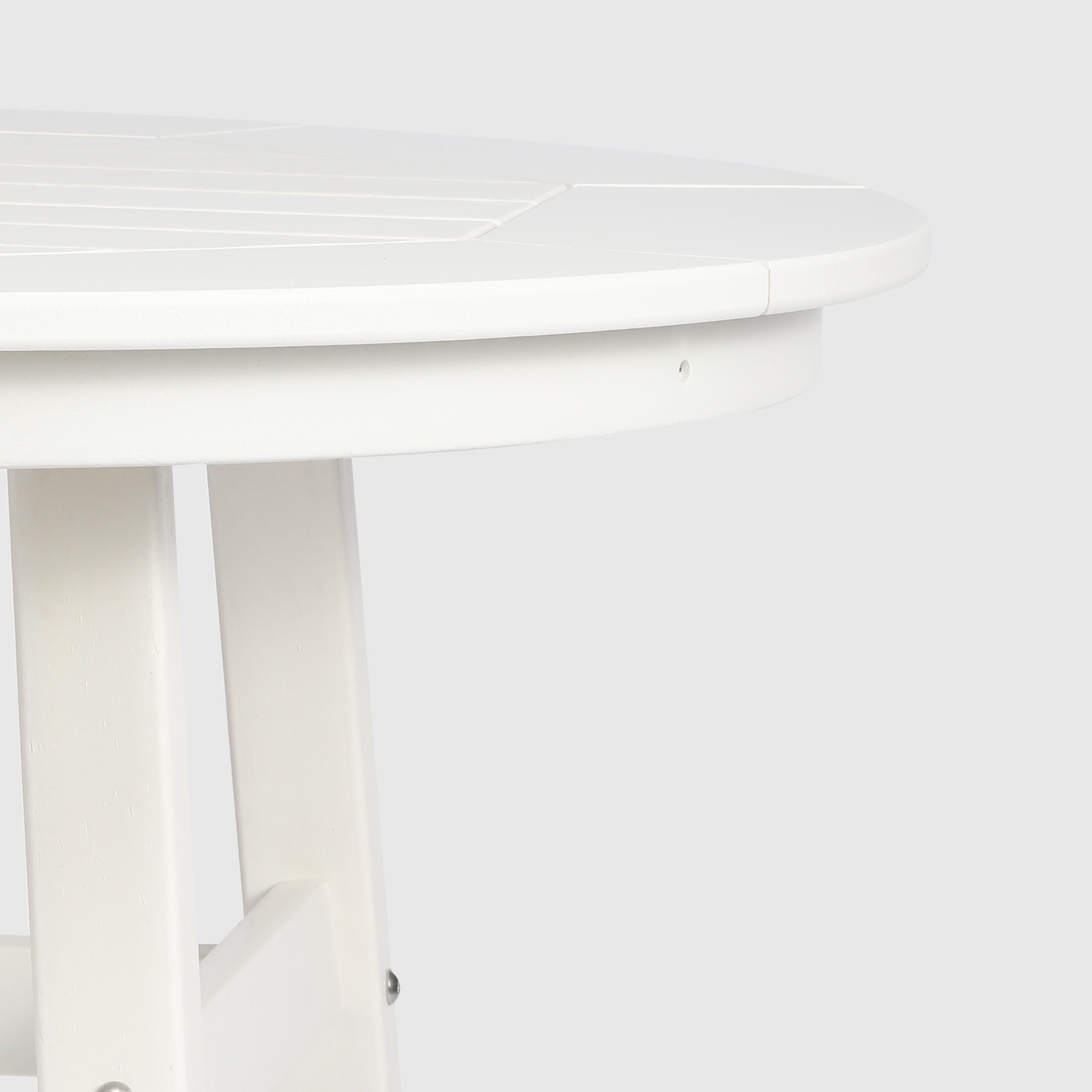 Westin Furniture Otto Outdoor Bar Table and 4 Bar Stools, White, large