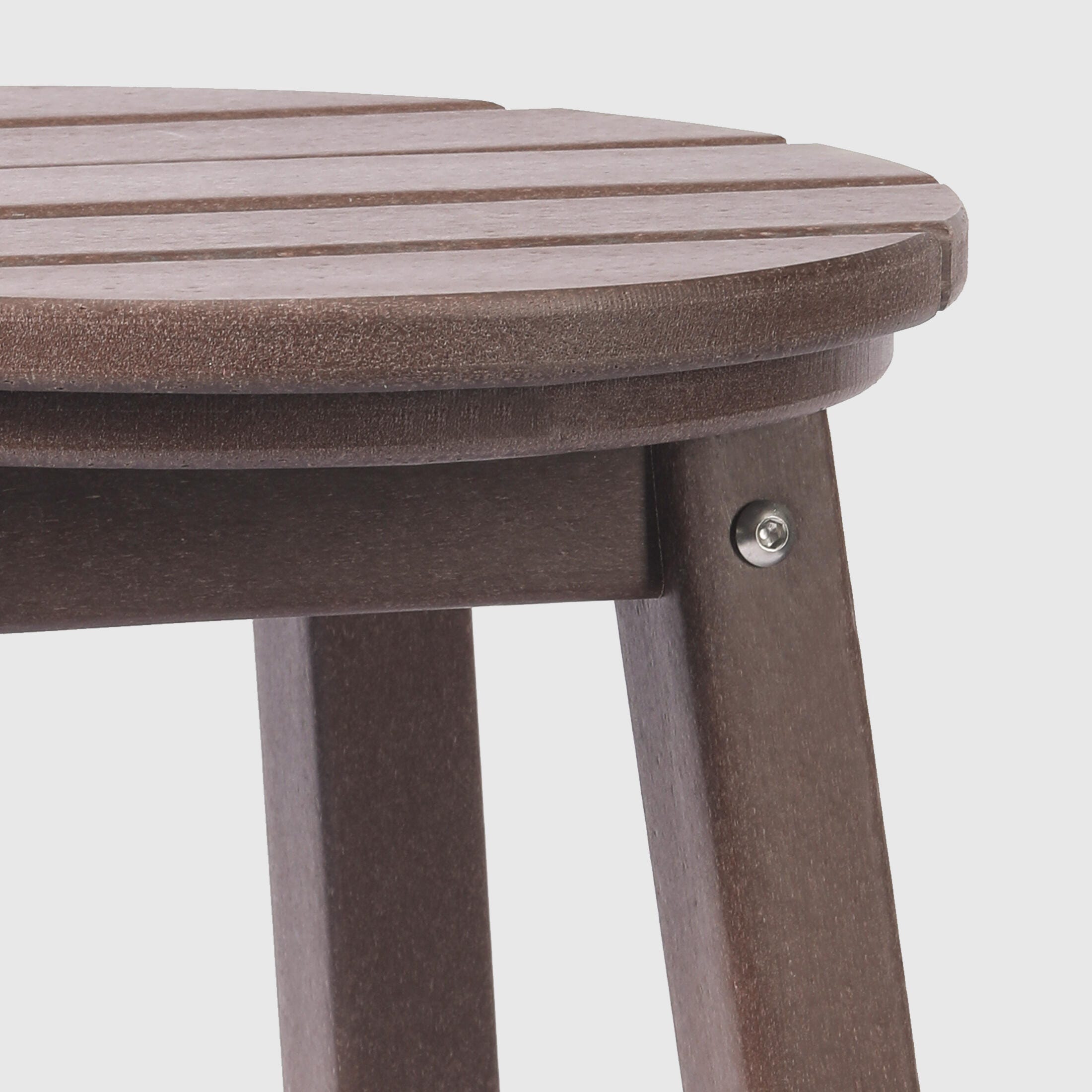 Westin Furniture Otto Outdoor Bar Table and 4 Bar Stools, Dark Brown, large