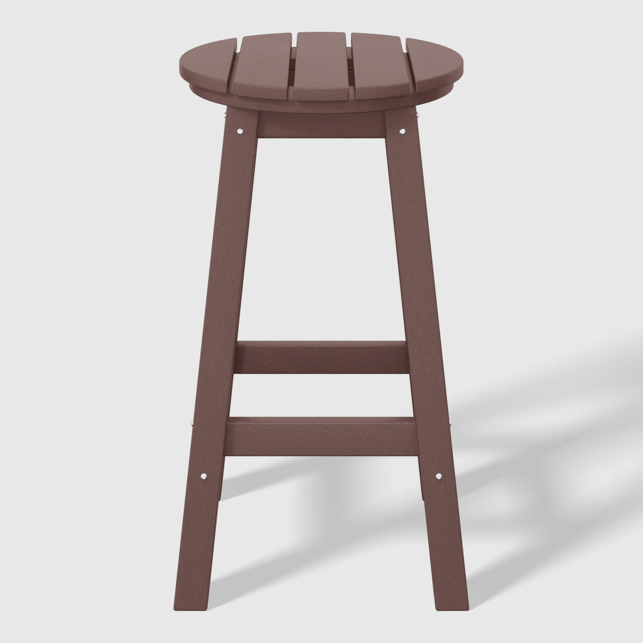 Westin Furniture Otto Outdoor Bar Table and 4 Bar Stools, Dark Brown, large