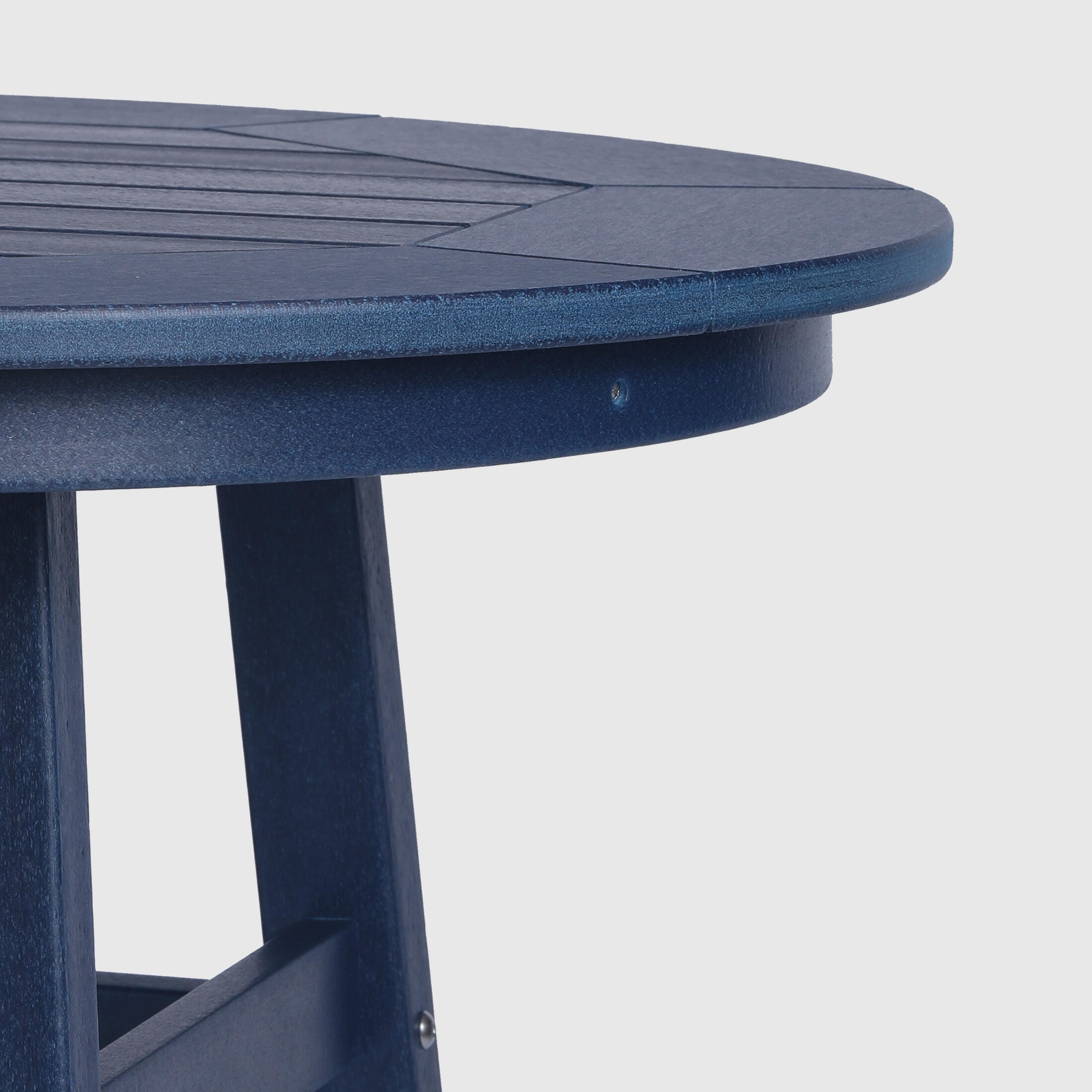 Westin Furniture Otto Outdoor Bar Table and 4 Bar Stools, Navy Blue, large