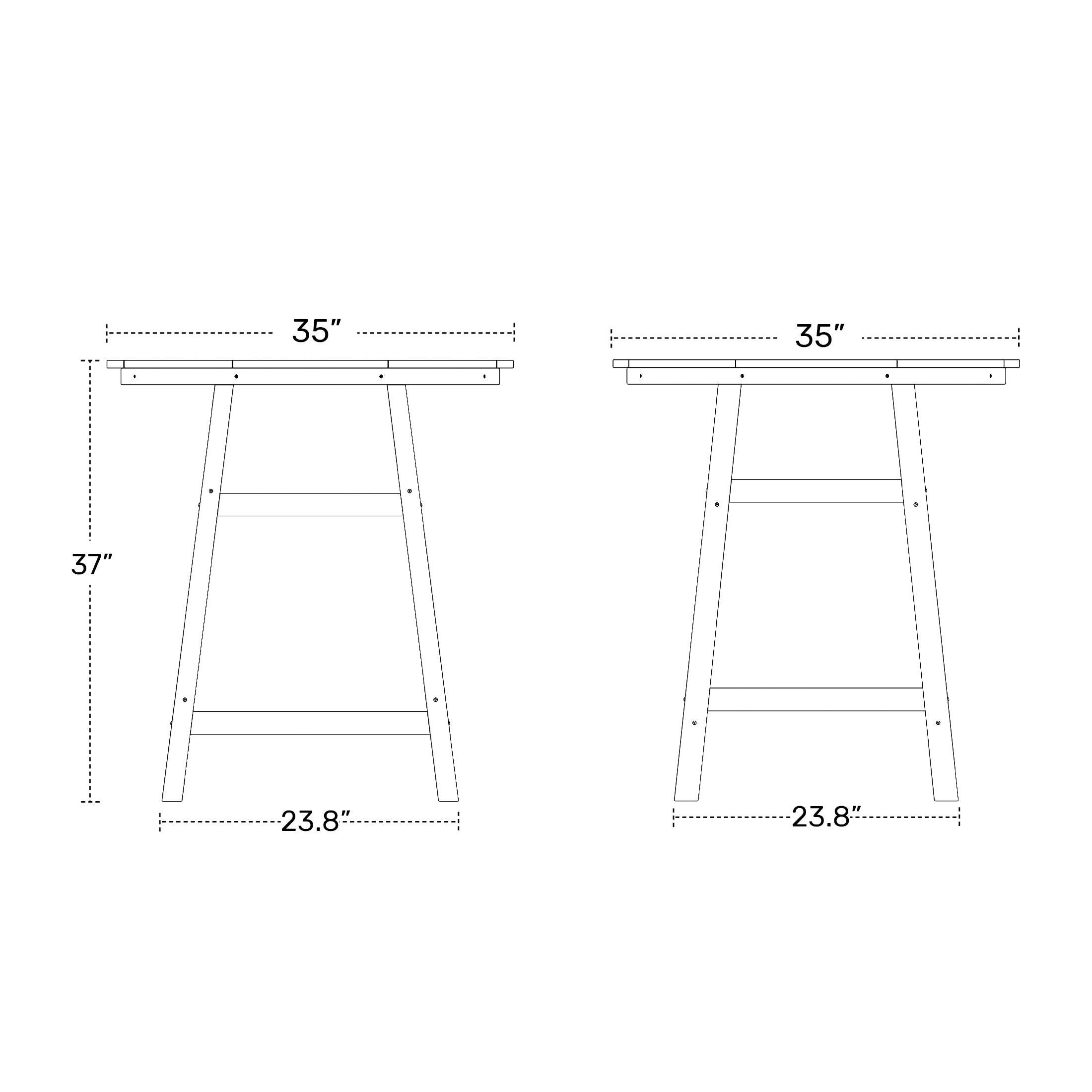 Westin Furniture Otto Outdoor Bar Table and 4 Bar Stools, Sand, large