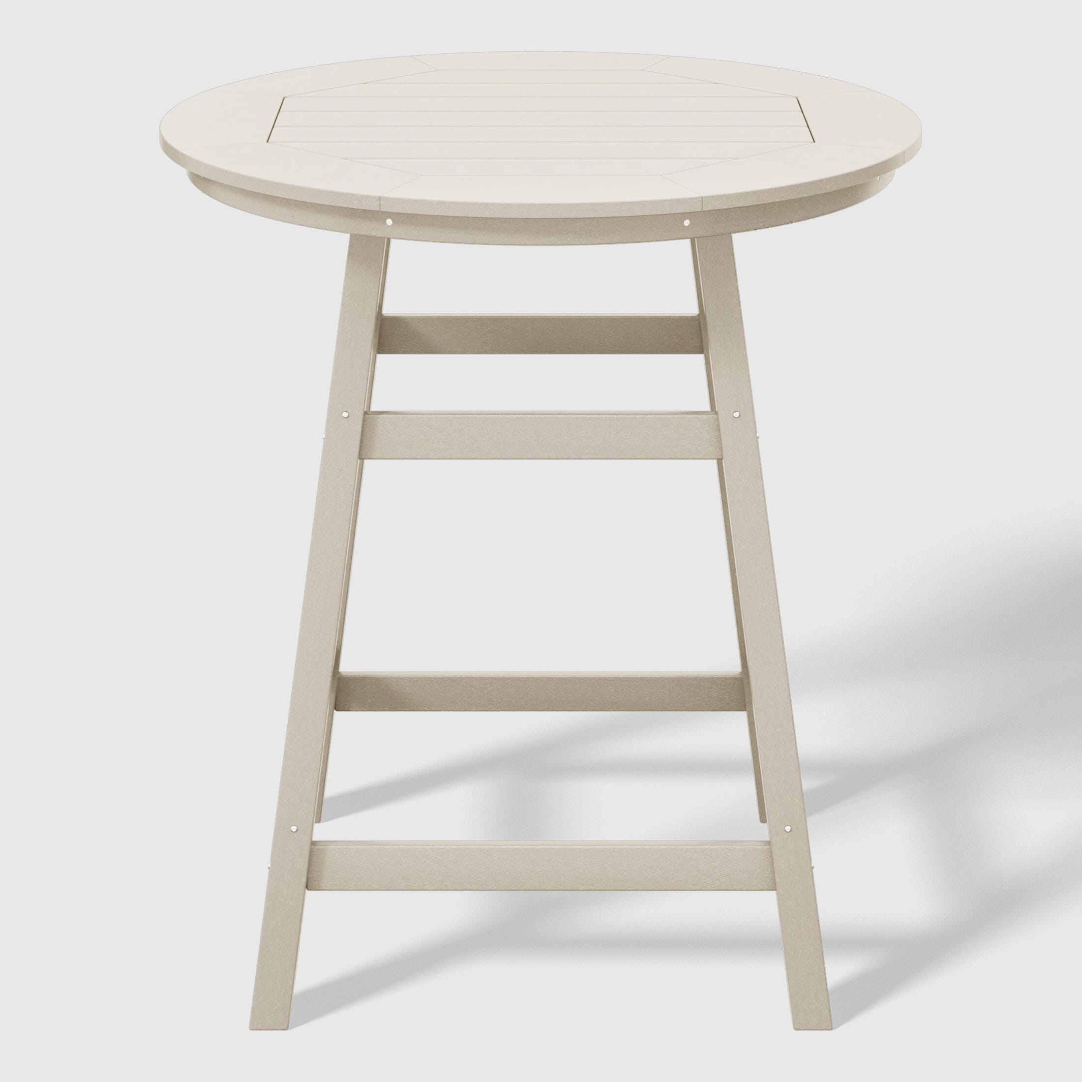 Westin Furniture Otto Outdoor Bar Table and 4 Bar Stools, Sand, large