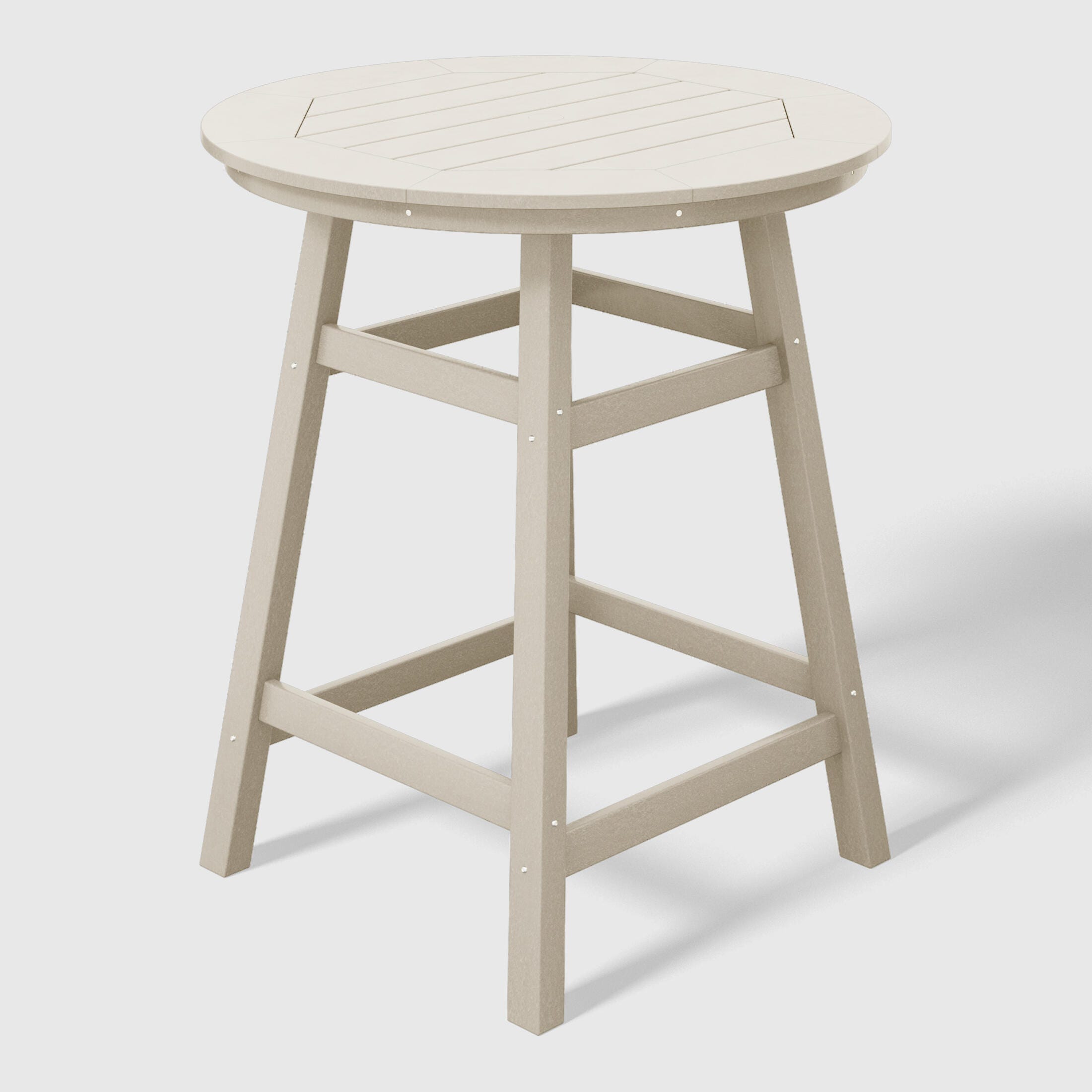 Westin Furniture Otto Outdoor Bar Table and 4 Bar Stools, Sand, large