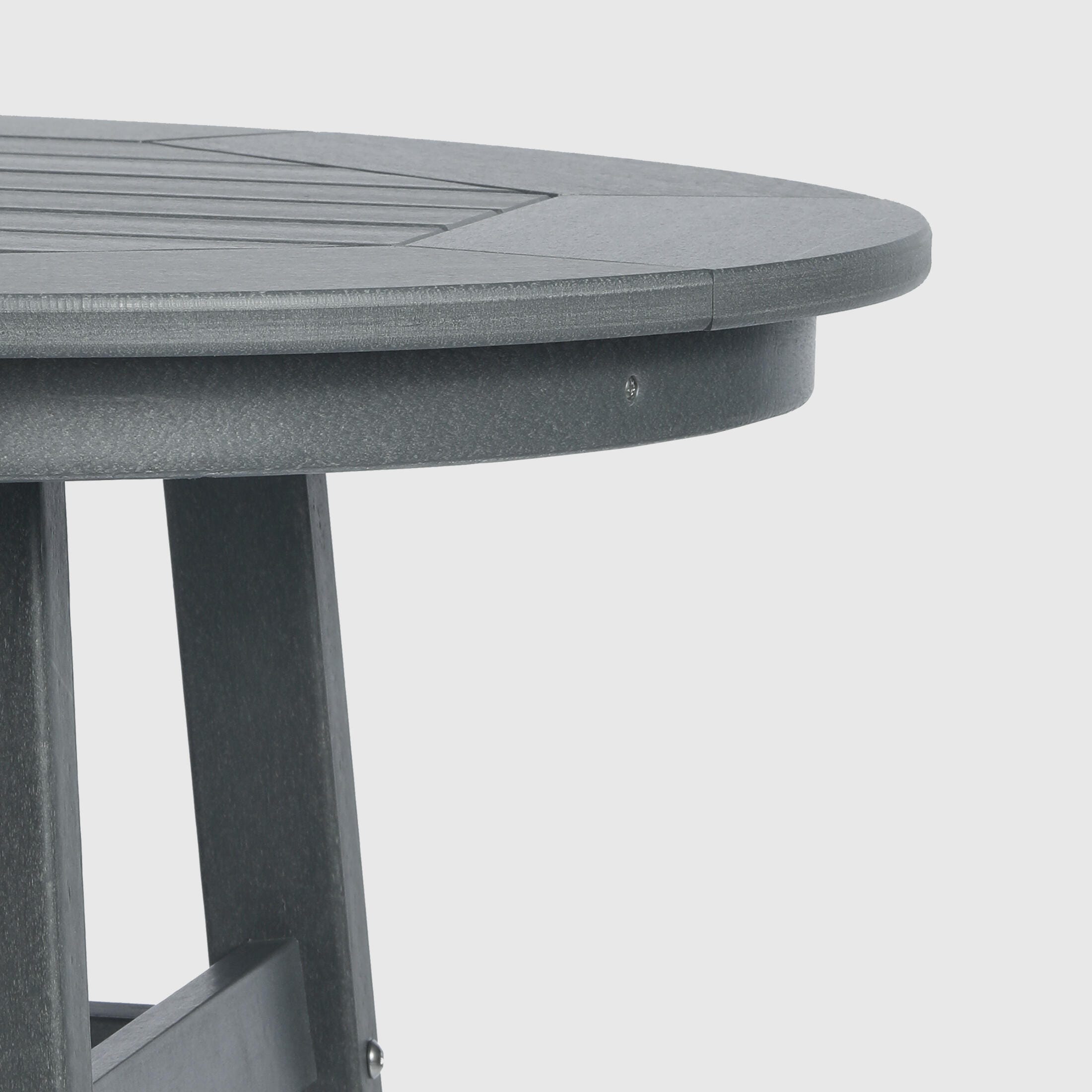 Westin Furniture Otto Outdoor Bar Table and 4 Bar Stools, Gray, large