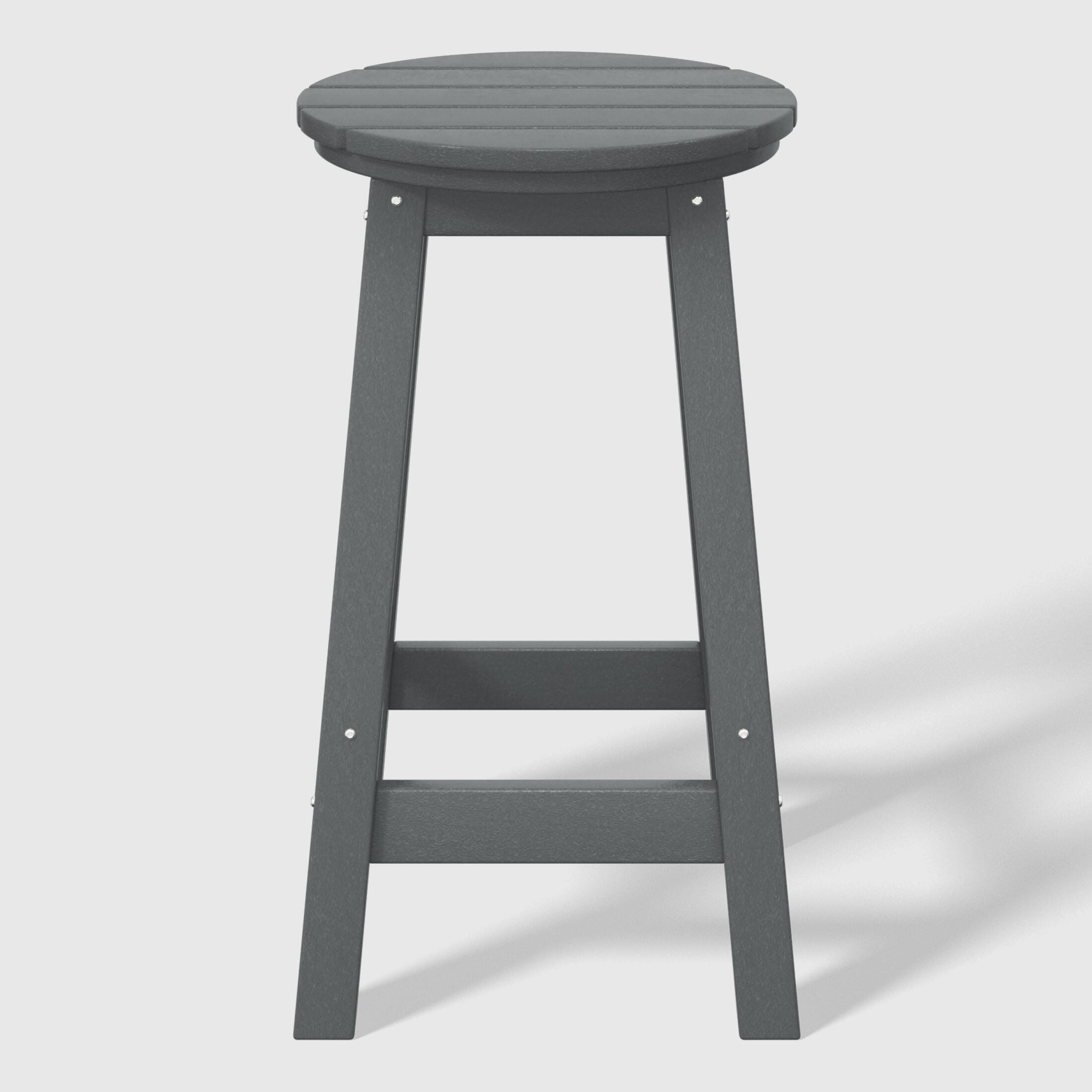 Westin Furniture Otto Outdoor Bar Table and 4 Bar Stools, Gray, large