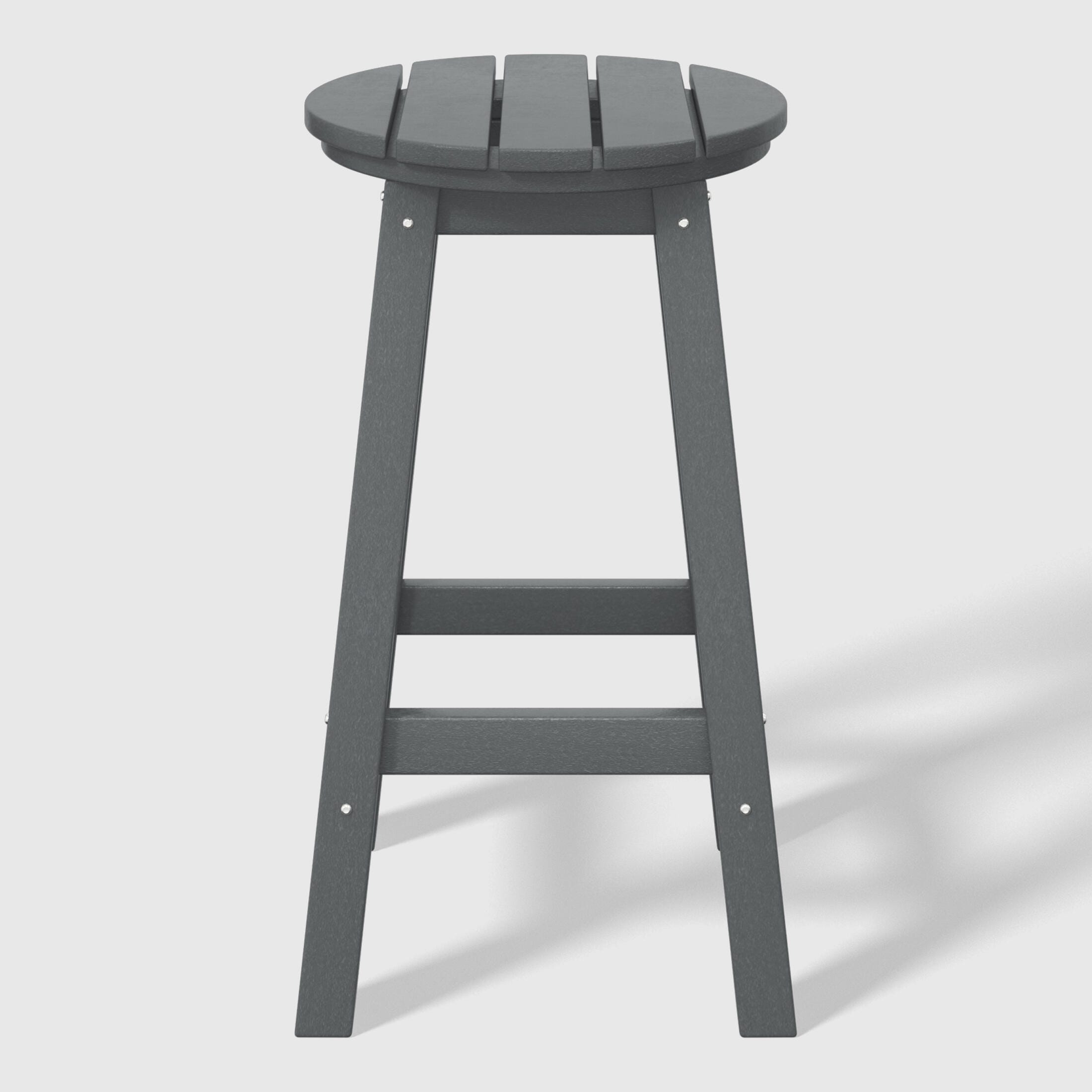 Westin Furniture Otto Outdoor Bar Table and 4 Bar Stools, Gray, large