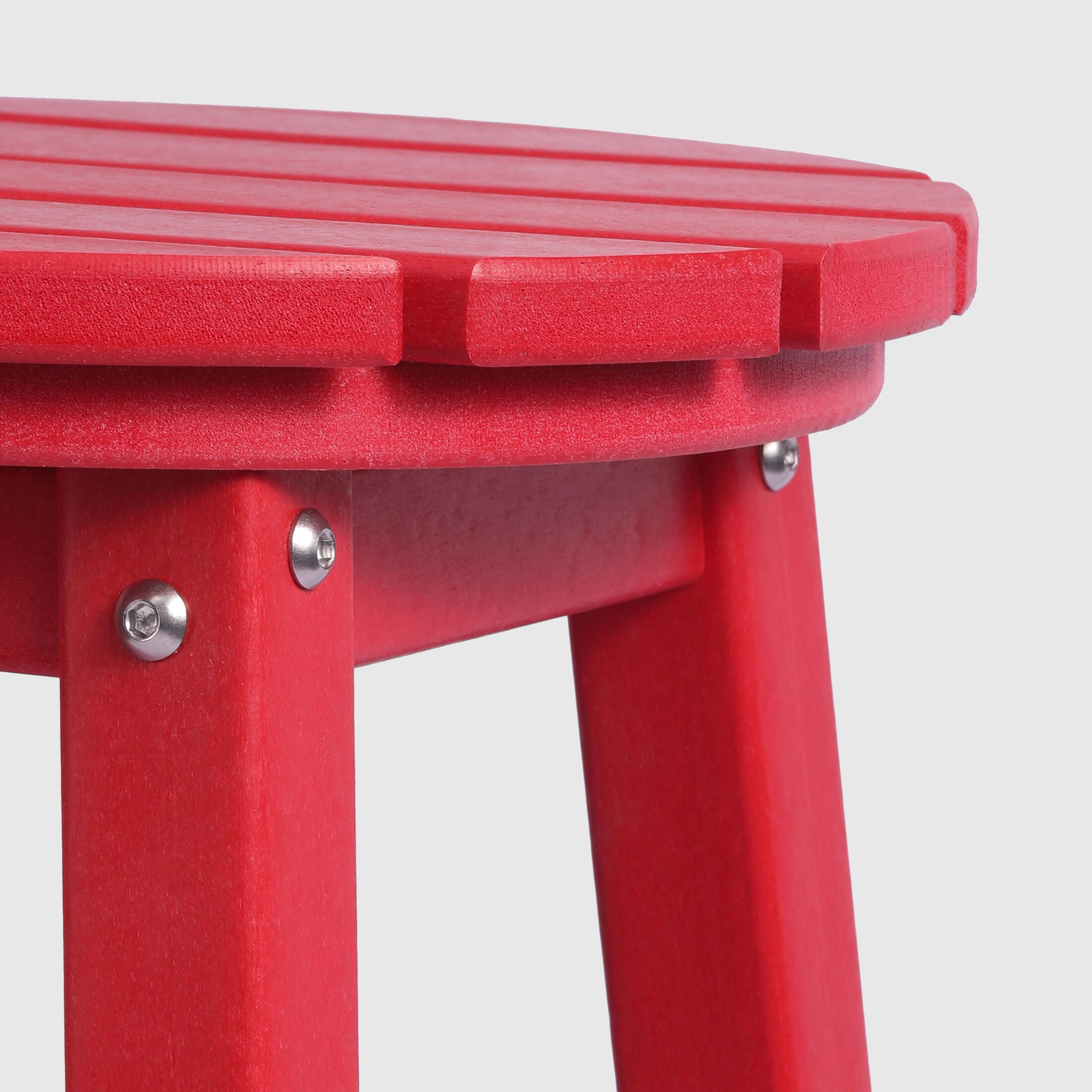 Westin Furniture Otto Outdoor Bar Table and 4 Bar Stools, Red, large