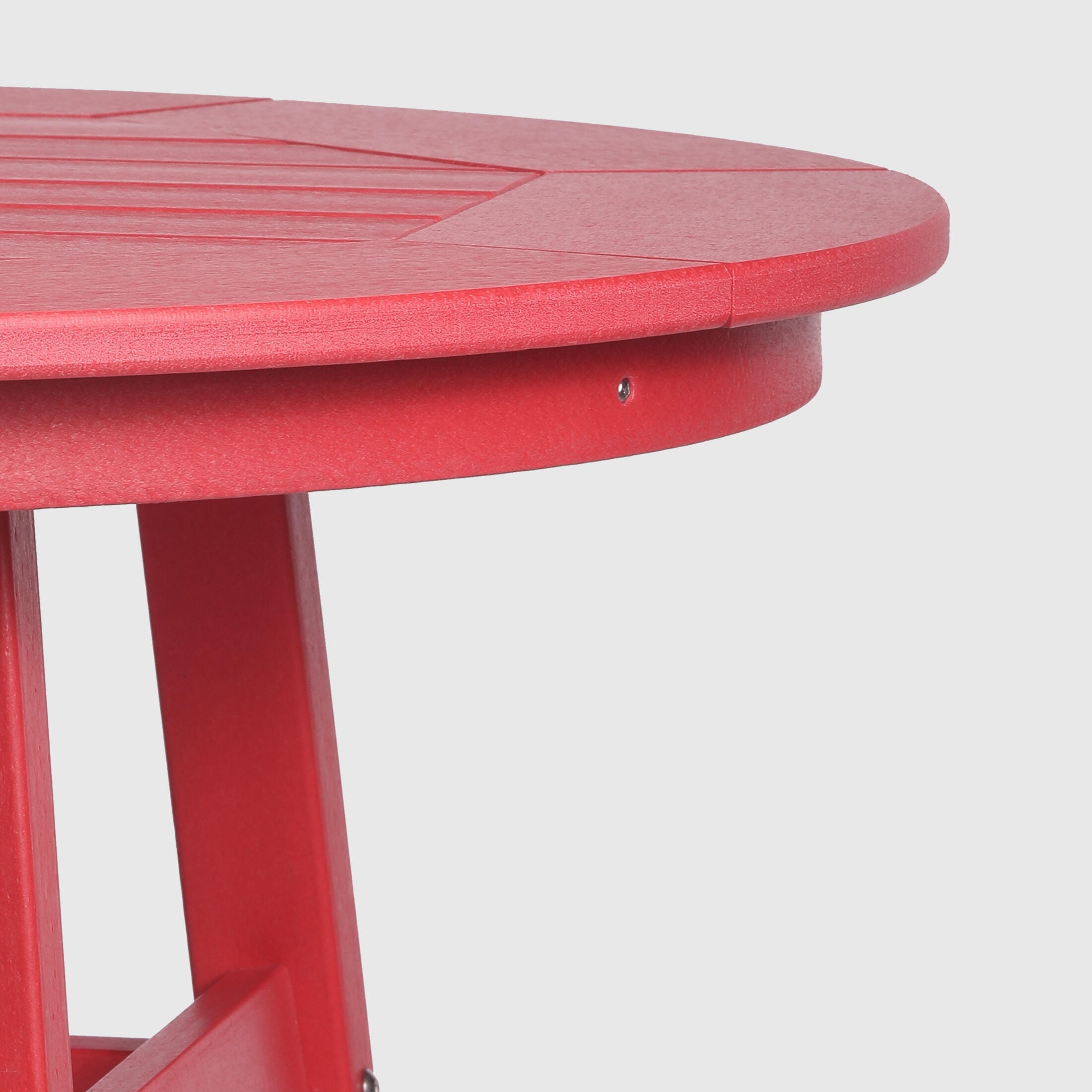 Westin Furniture Otto Outdoor Bar Table and 4 Bar Stools, Red, large