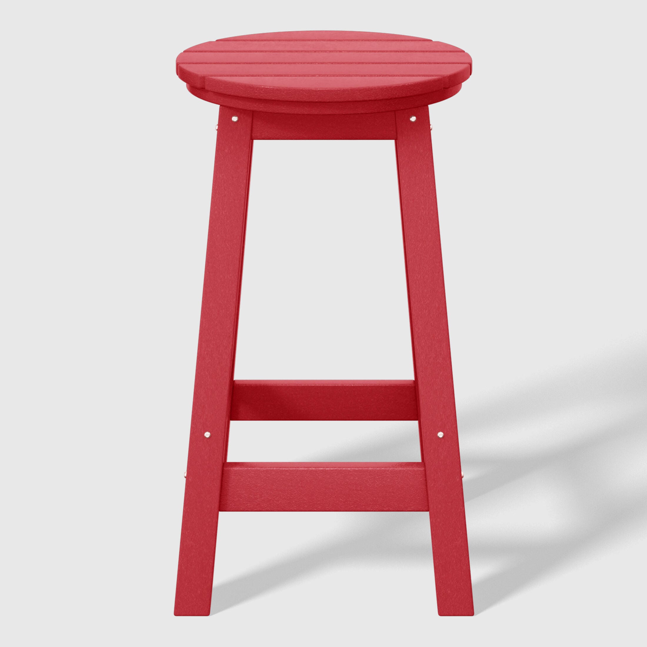 Westin Furniture Otto Outdoor Bar Table and 4 Bar Stools, Red, large
