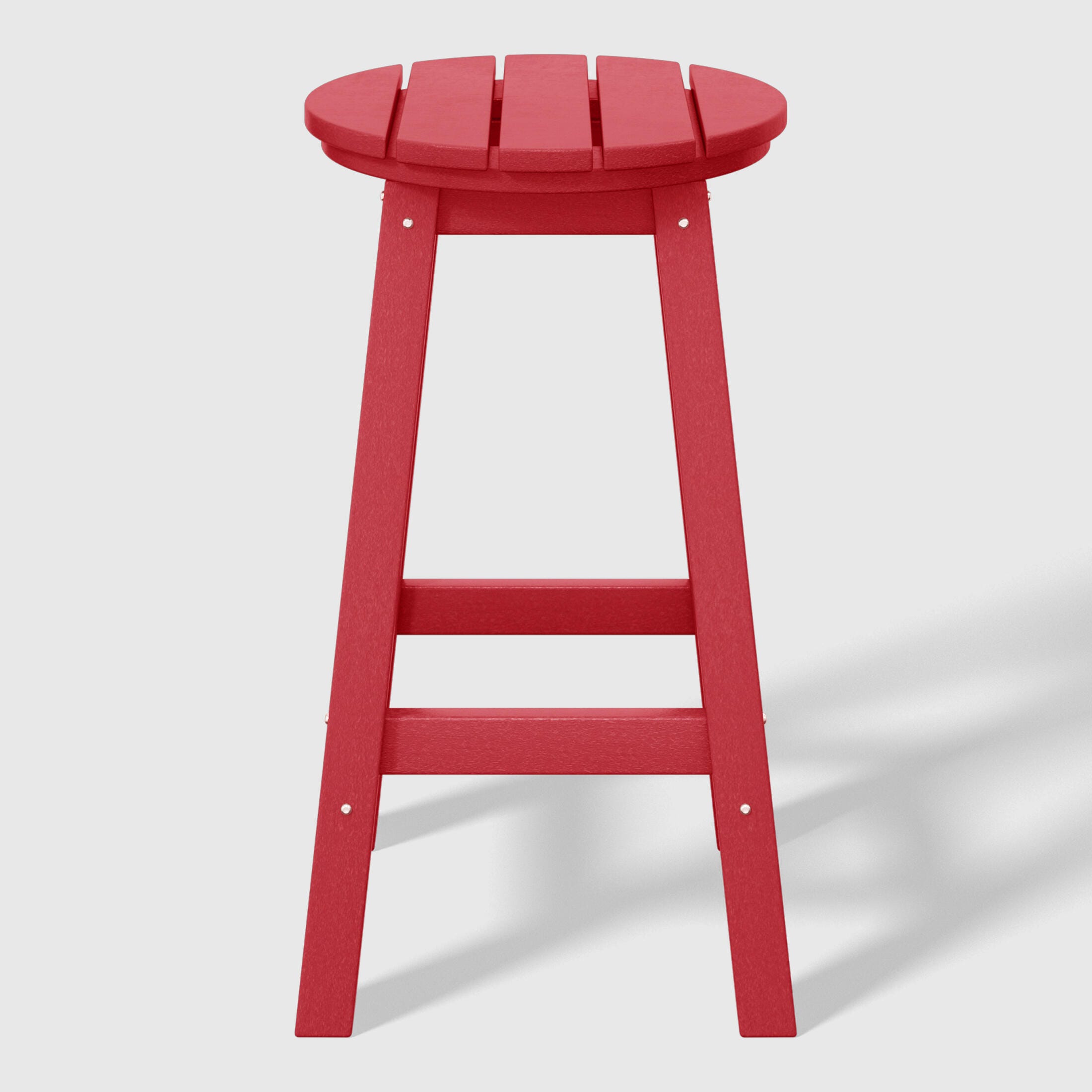 Westin Furniture Otto Outdoor Bar Table and 4 Bar Stools, Red, large