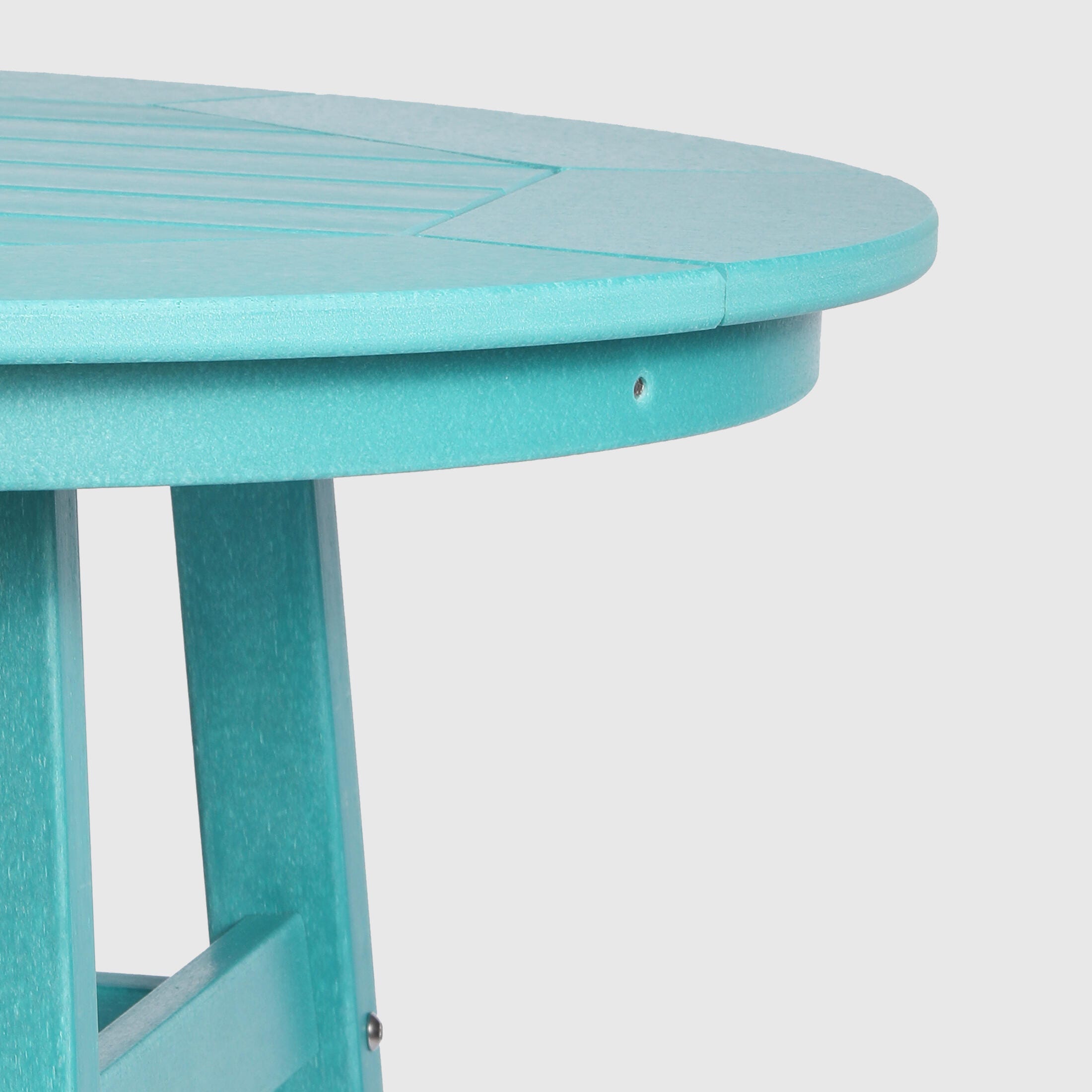 Westin Furniture Otto Outdoor Bar Table and 4 Bar Stools, Turquoise, large