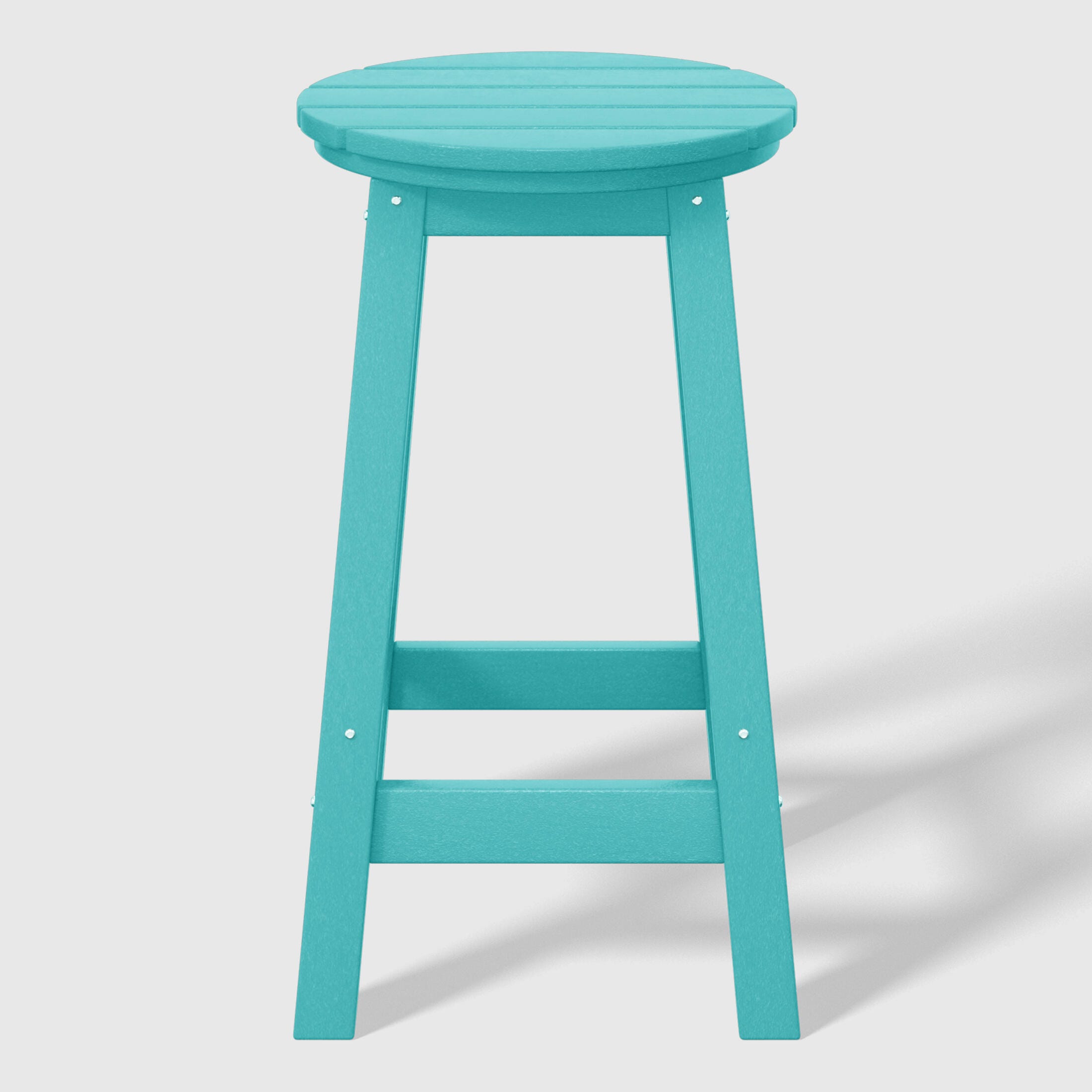 Westin Furniture Otto Outdoor Bar Table and 4 Bar Stools, Turquoise, large