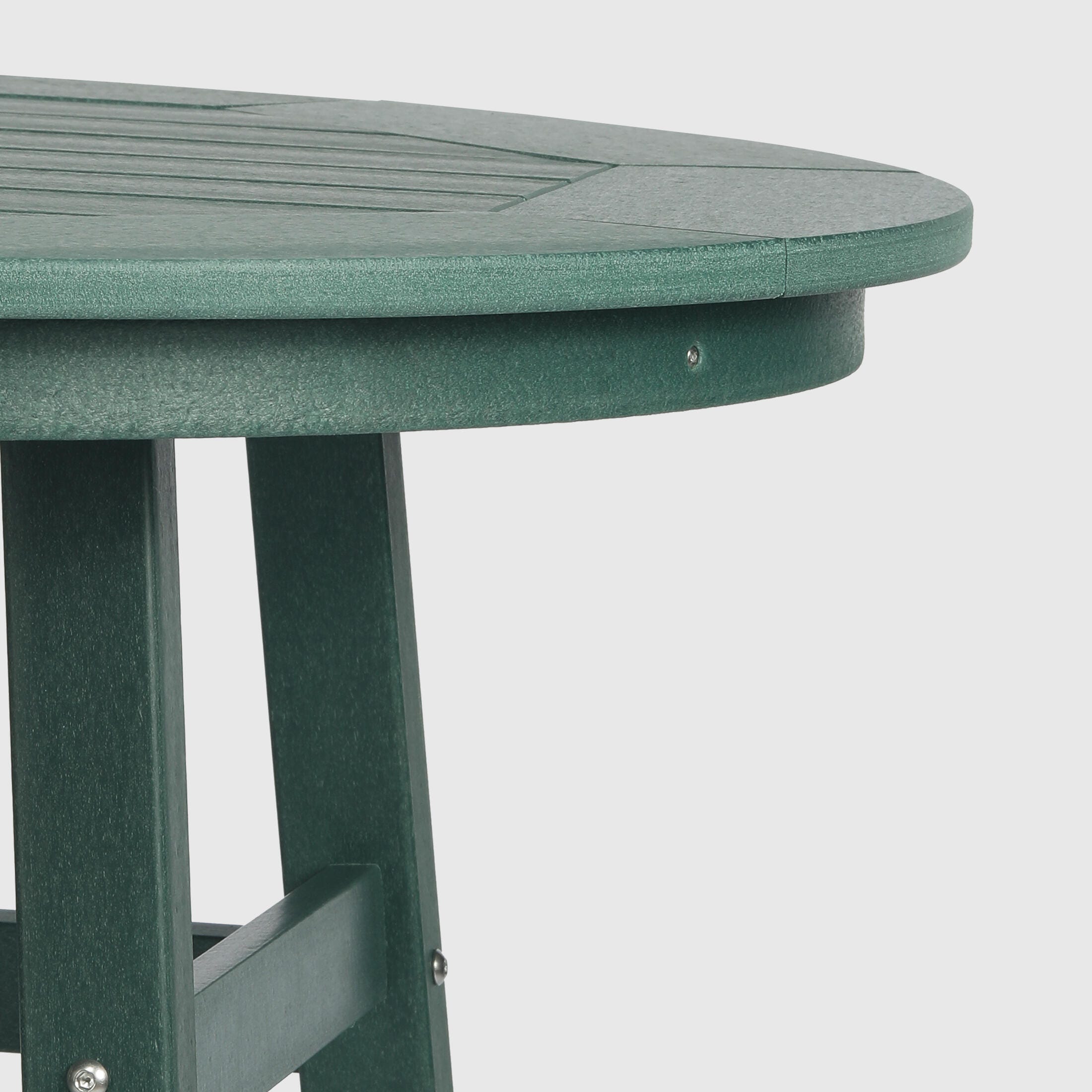 Westin Furniture Otto Outdoor Bar Table and 4 Bar Stools, Dark Green, large