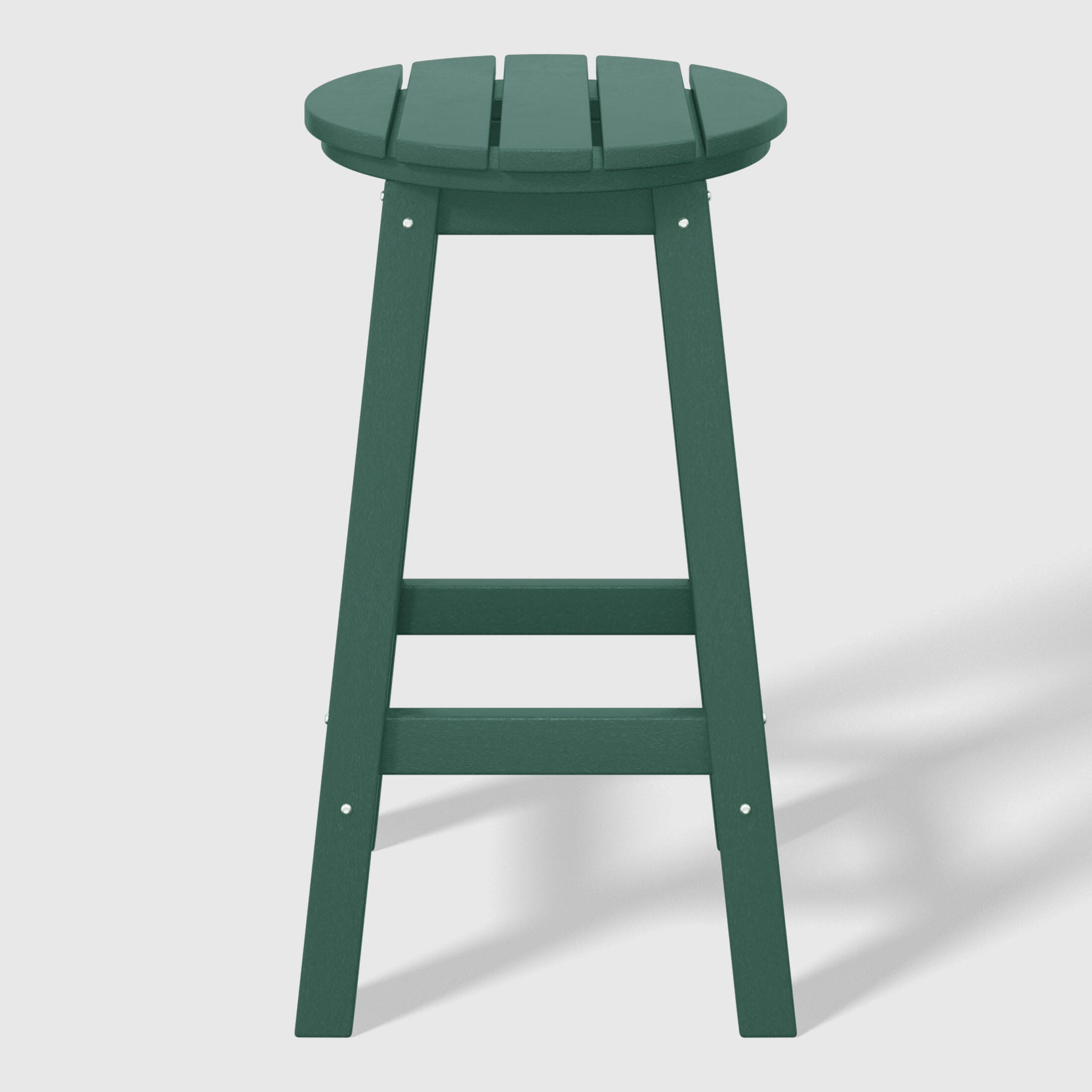 Westin Furniture Otto Outdoor Bar Table and 4 Bar Stools, Dark Green, large