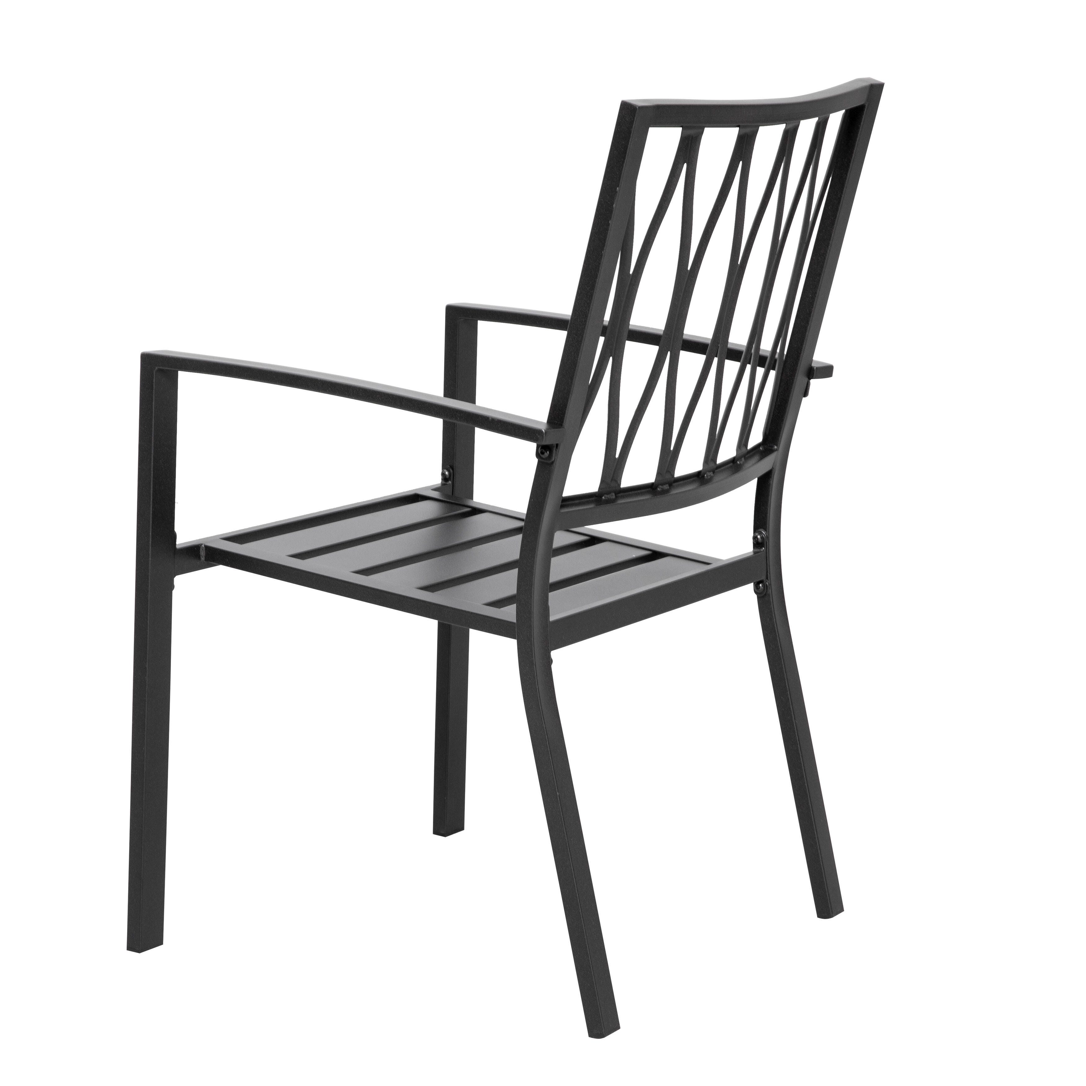 Nuu Garden Outdoor Bistro Table with 2 Chairs, , large
