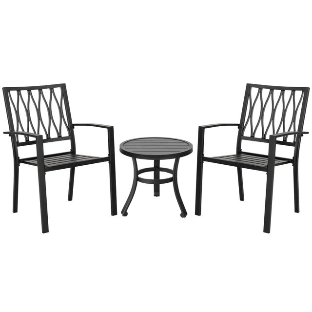 Nuu Garden Outdoor Bistro Table with 2 Chairs