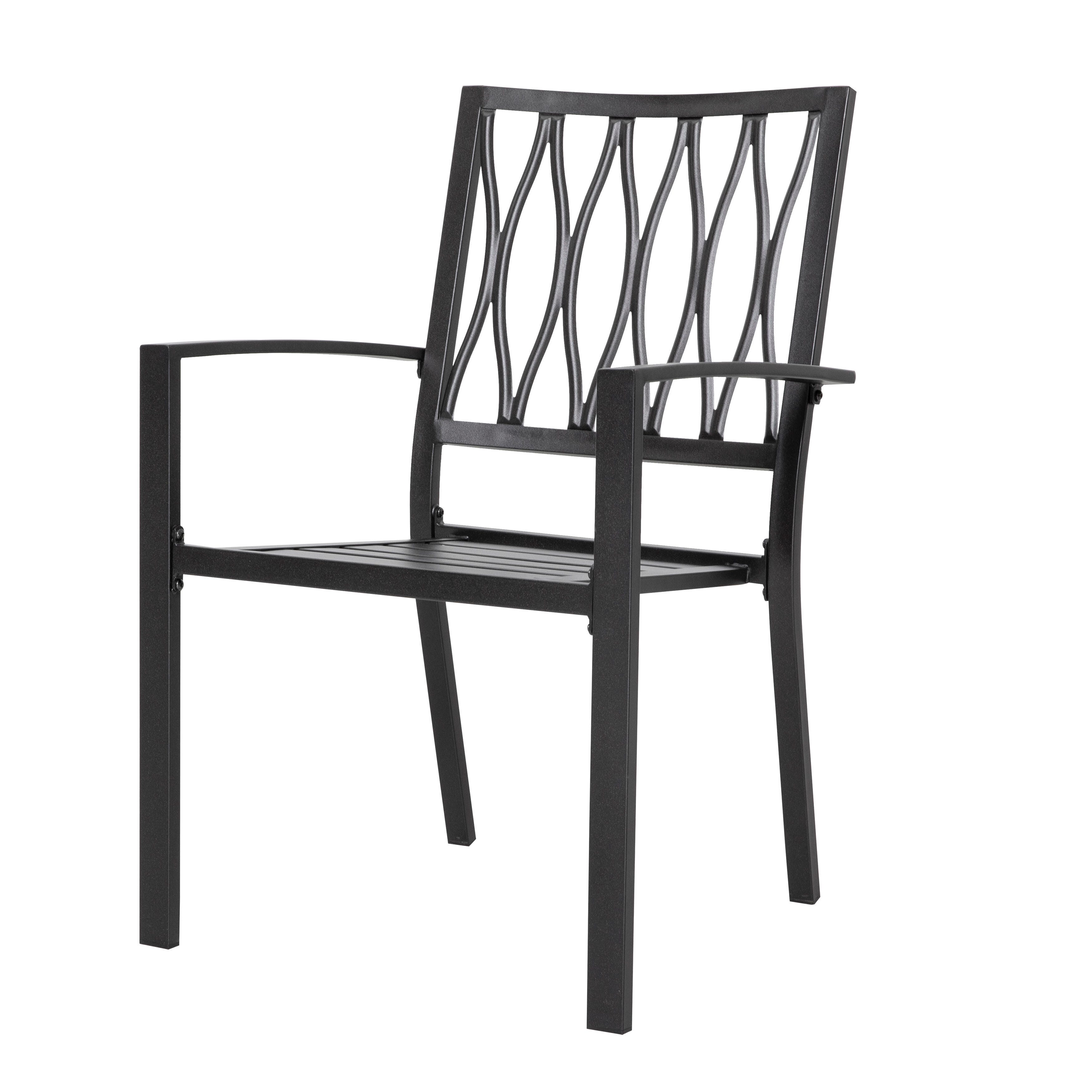 Nuu Garden Outdoor Bistro Table with 2 Chairs, , large