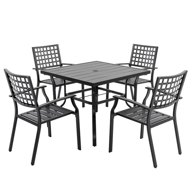 Nuu Garden Outdoor Dining Table with 4 Chairs