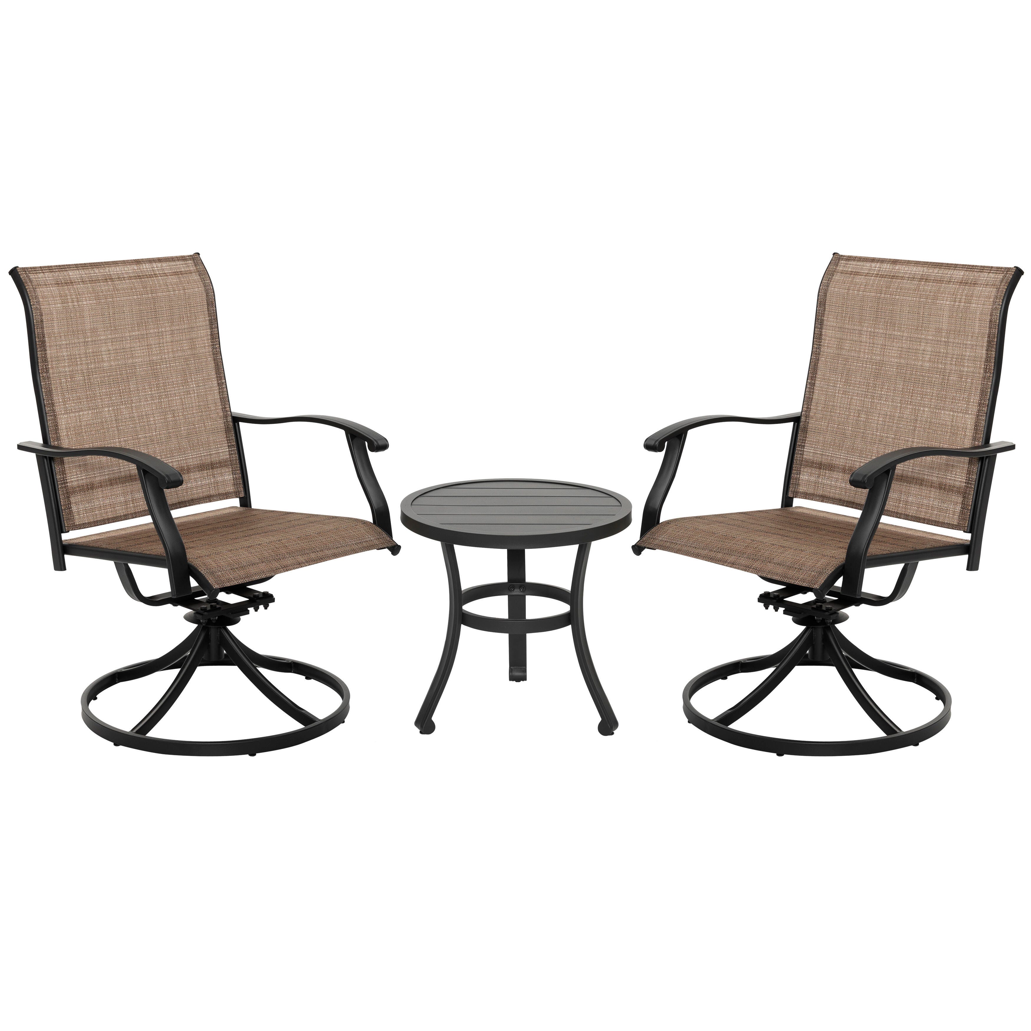 Nuu Garden Outdoor Bistro Table and 2 Chairs, , large
